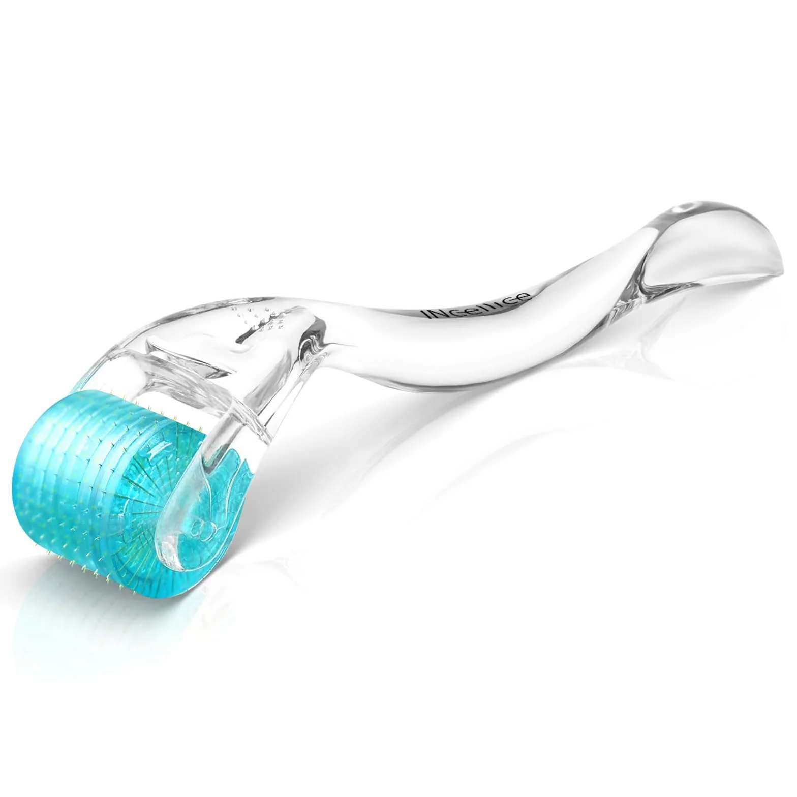 Derma roller 1,0 profesjonalny mikronażylacz z 200 igłami tytanowymi do włosów brody twarzy i ciała