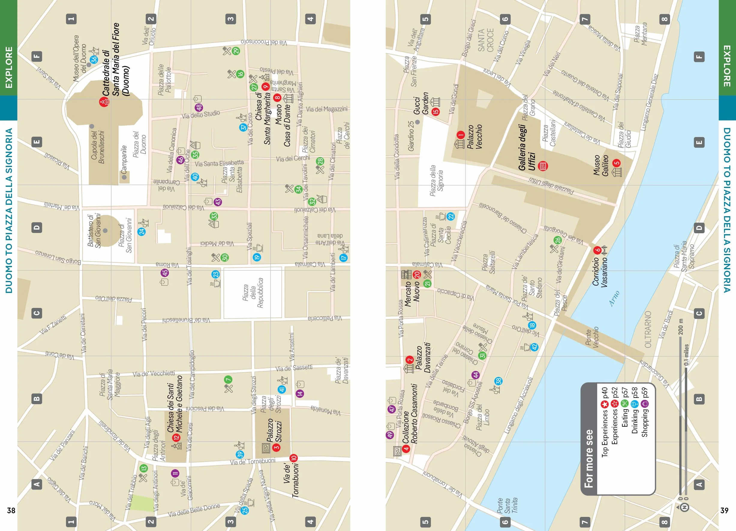 Pocket Florence & Tuscany 7ed -anglais-: Discover Twice the Region in Half the Time | Top Sights | Maps & Walking Tours | Covers Duomo, Tower of Pisa, Florence and more