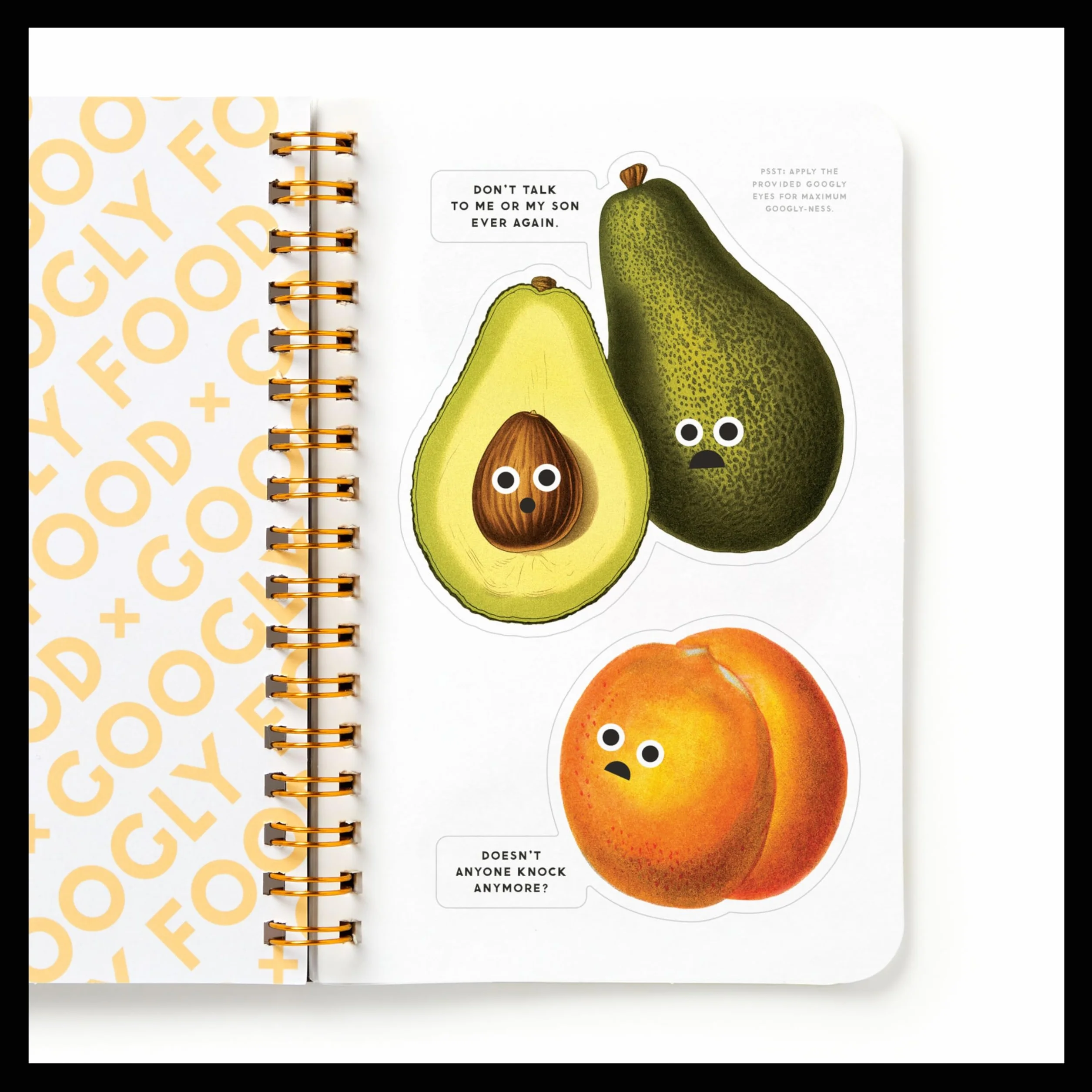 Googly Food Sticker Book