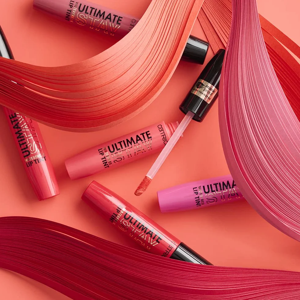 Catrice Ultimate Stay Waterfresh Lip Tint, błyszczyk do ust, nr 040, różowy, nawilżający, długotrwały, pielęgnujący, intensywny, intensywny kolor, wegański, bez perfum, bez oleju, bez alkoholu, 1