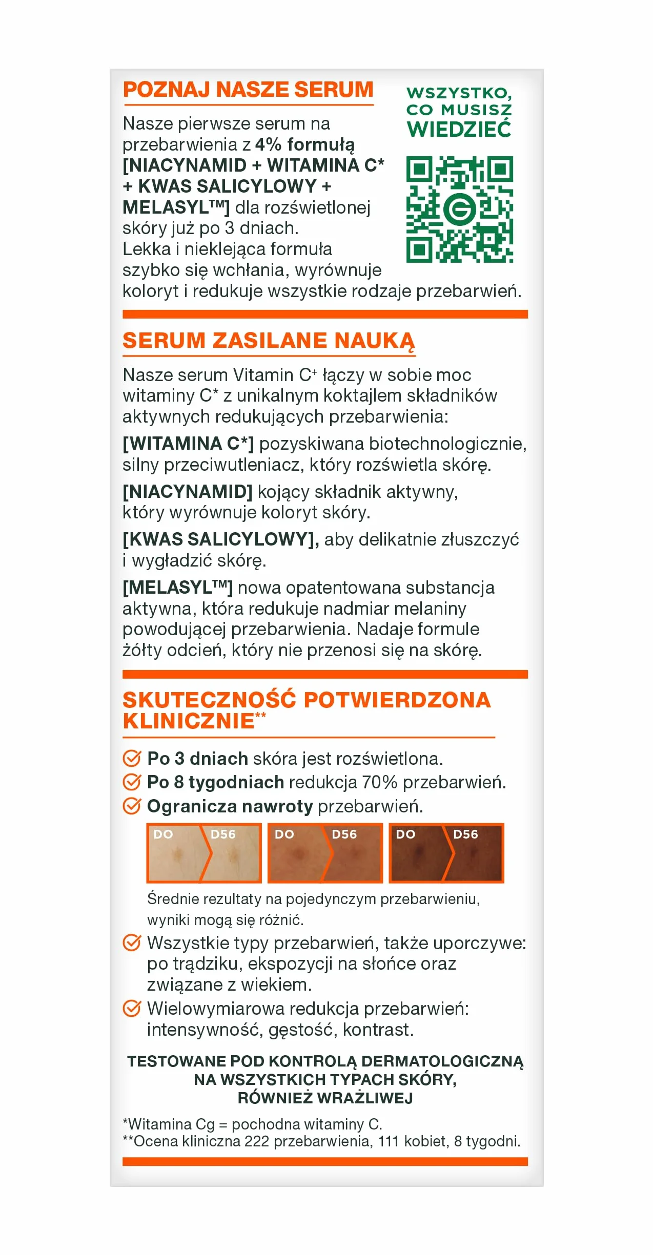 Garnier Vitamin C Serum na Przebarwienia z Witaminą C, Niacynamidem i Kwasem Salicylowym, 30 ml