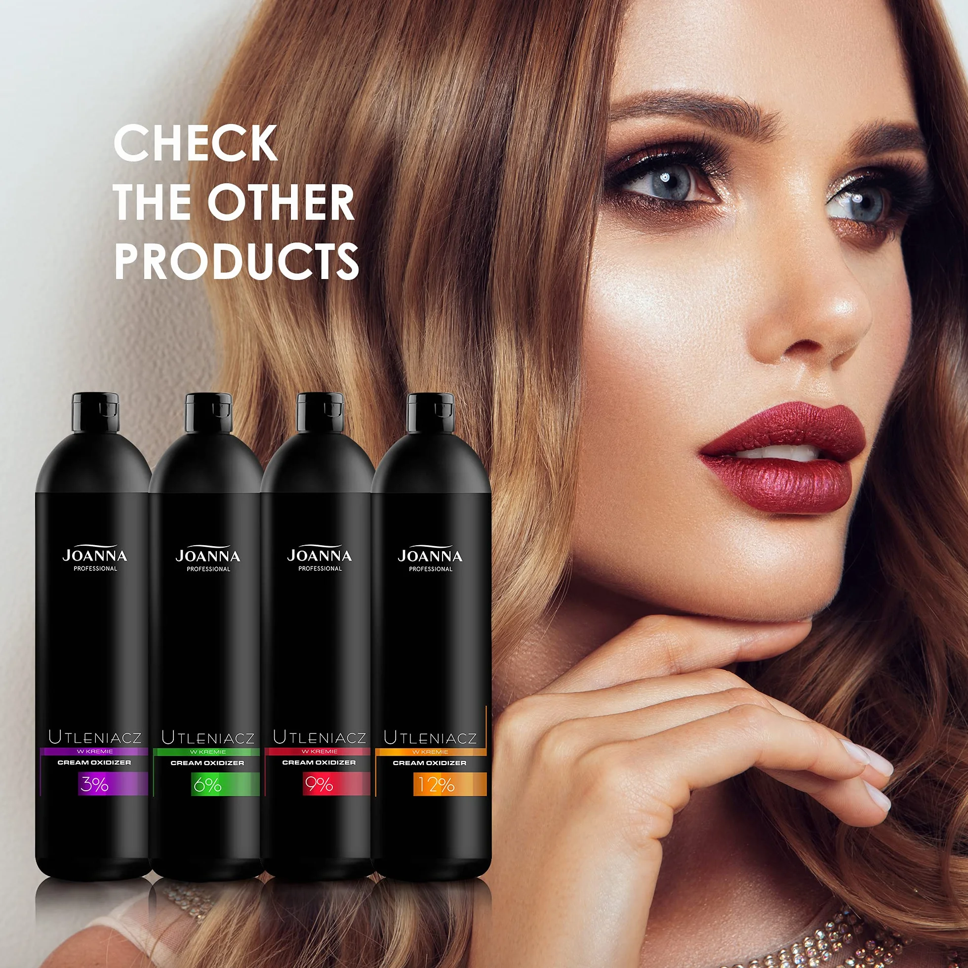 Joanna Cream Developer Oksydant 6% 1000 ml Biały