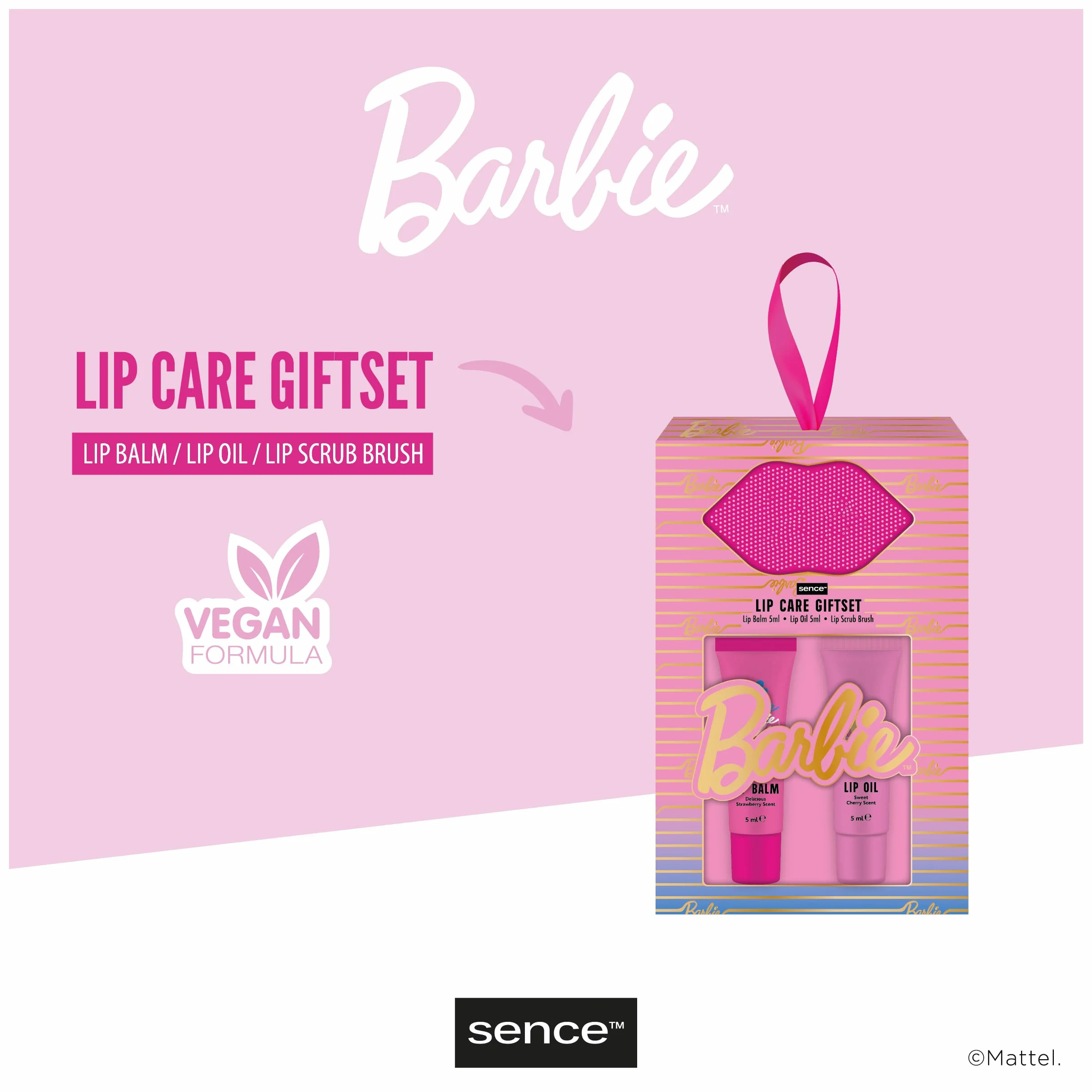Barbie 3-częściowy zestaw do pielęgnacji ust