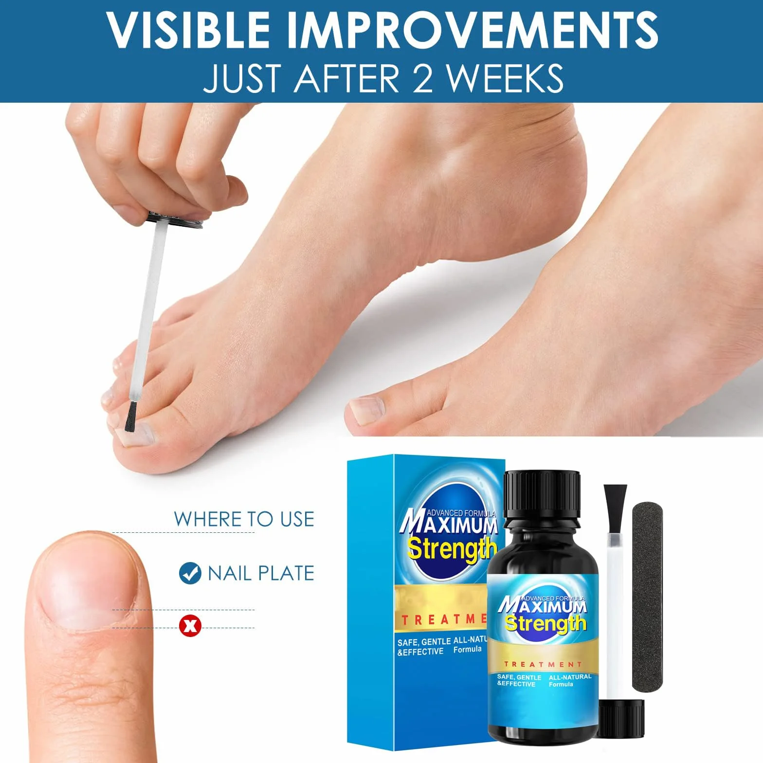 Easy to use, Suitable for use on feet 258 Fl Oz