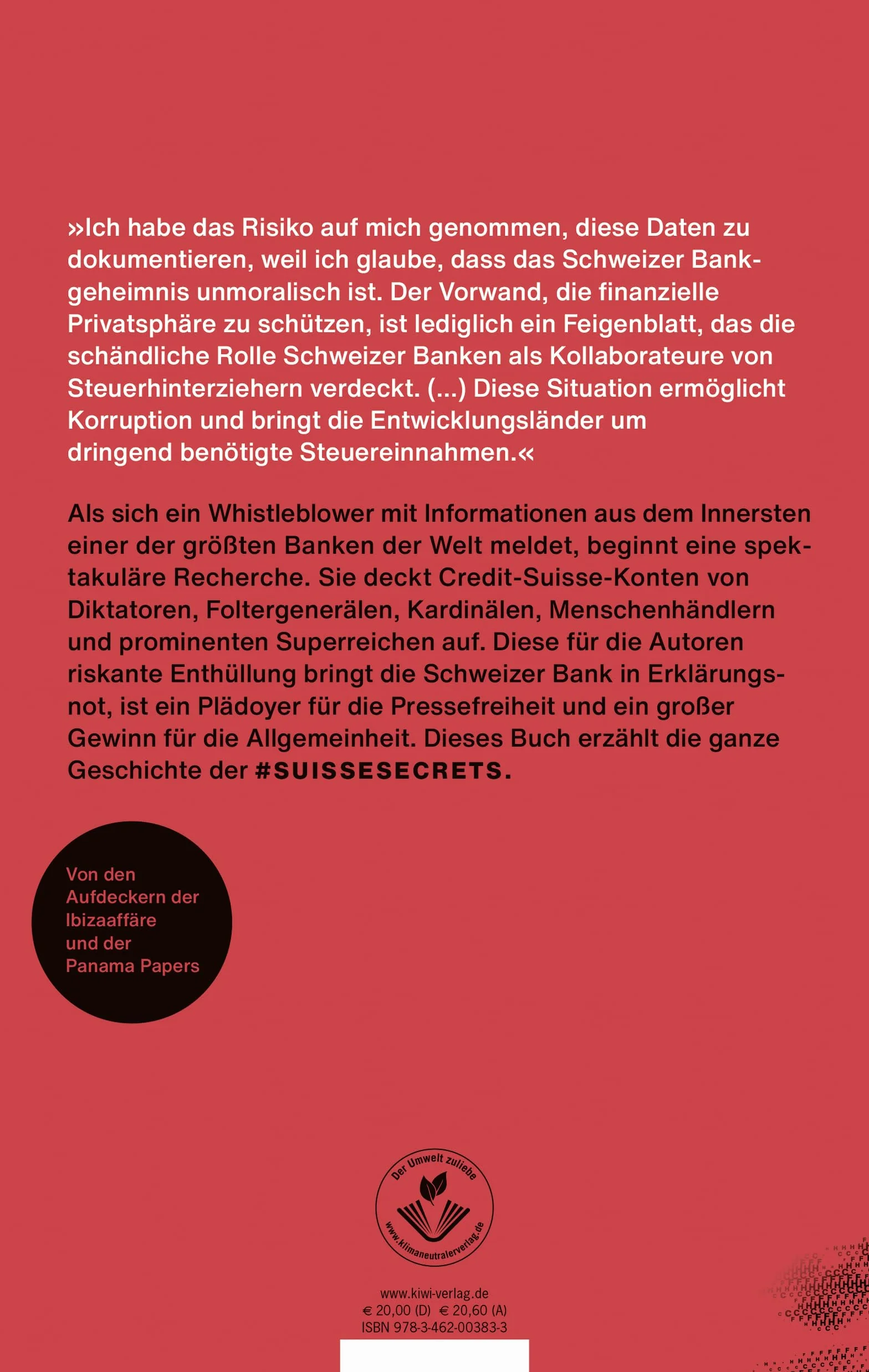 Schweizer Geheimnisse: Wie Banker das Geld von Steuerhinterziehern, Foltergenerälen, Diktatoren und der katholischen Kirche versteckt haben - mit Hilfe der Politik | Die Geschichte der #SuisseSecrets