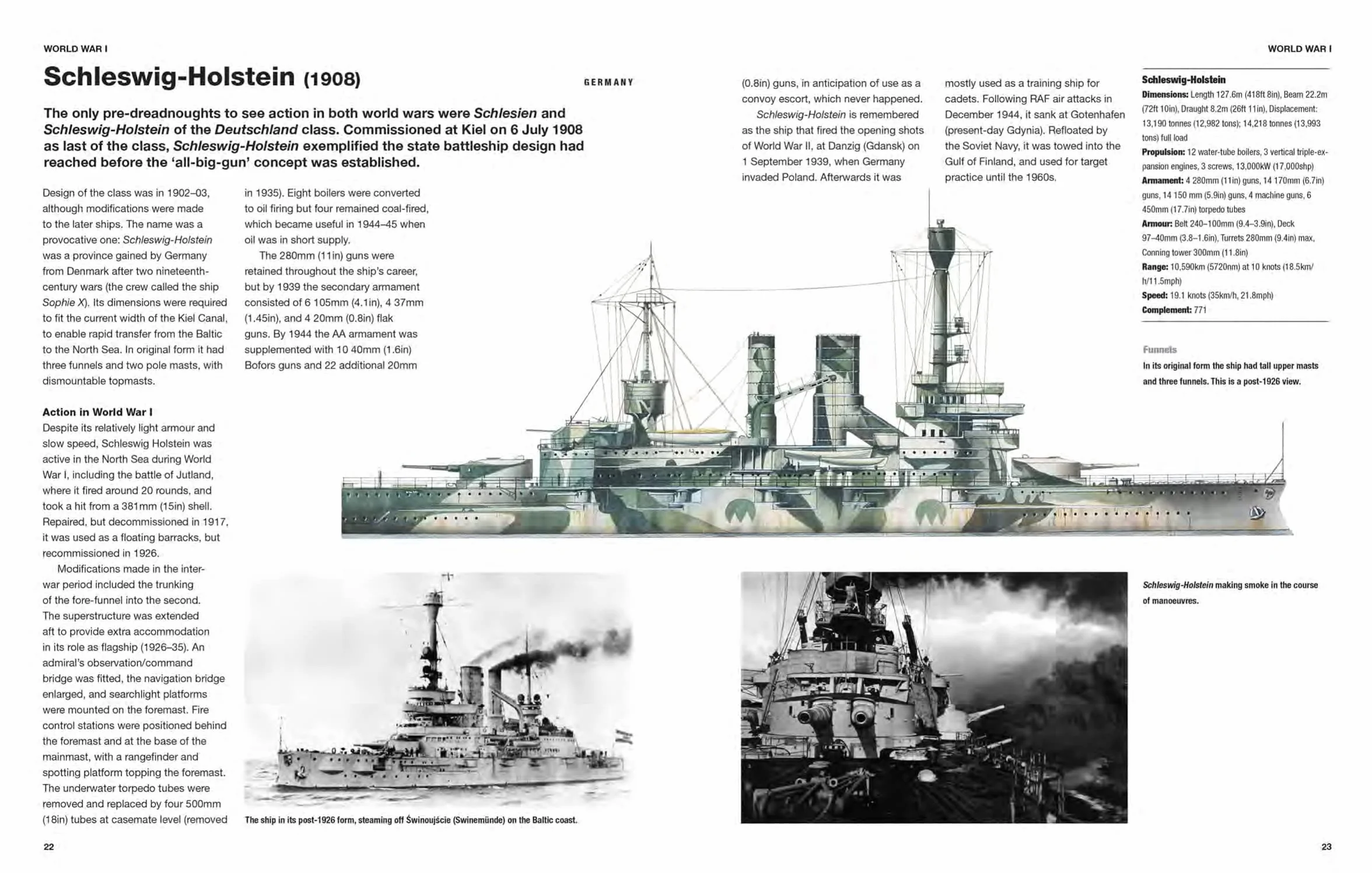 Battleships of World War I & World War II: 1914-45