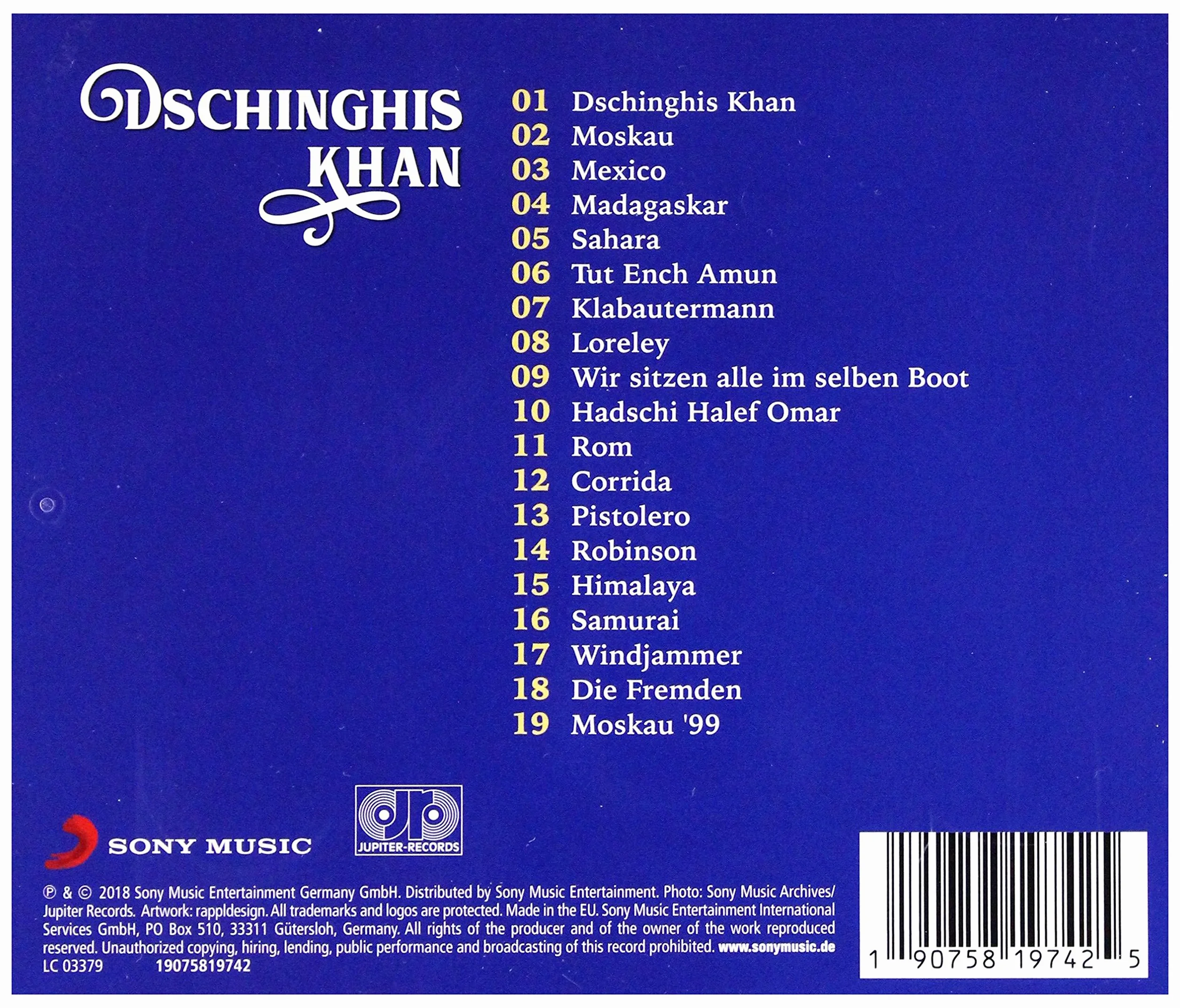 Dschinghis Khan - Moskau - Das Neue Best Of Albu
