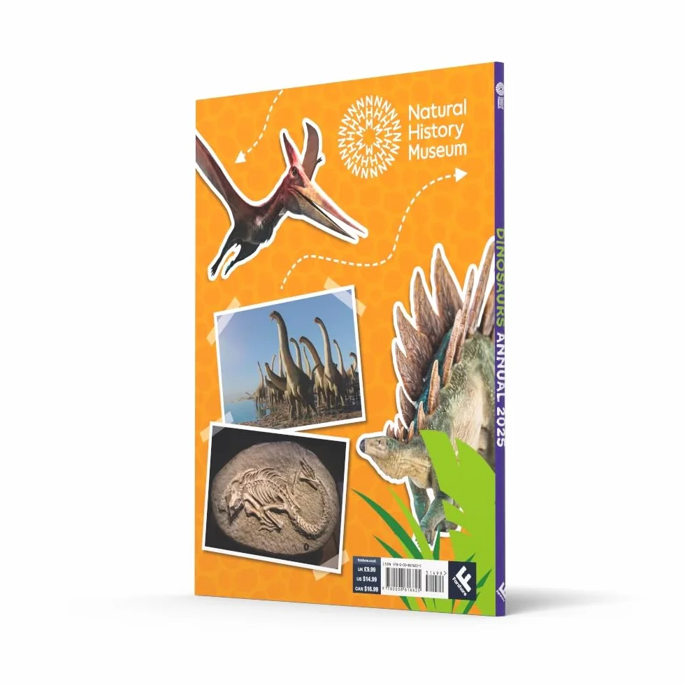 Natural History Museum Dinosaurs Annual 2025: The ultimate illustrated gift book for every young dinosaur and natural history fan, packed with facts, activities, crafts and more!