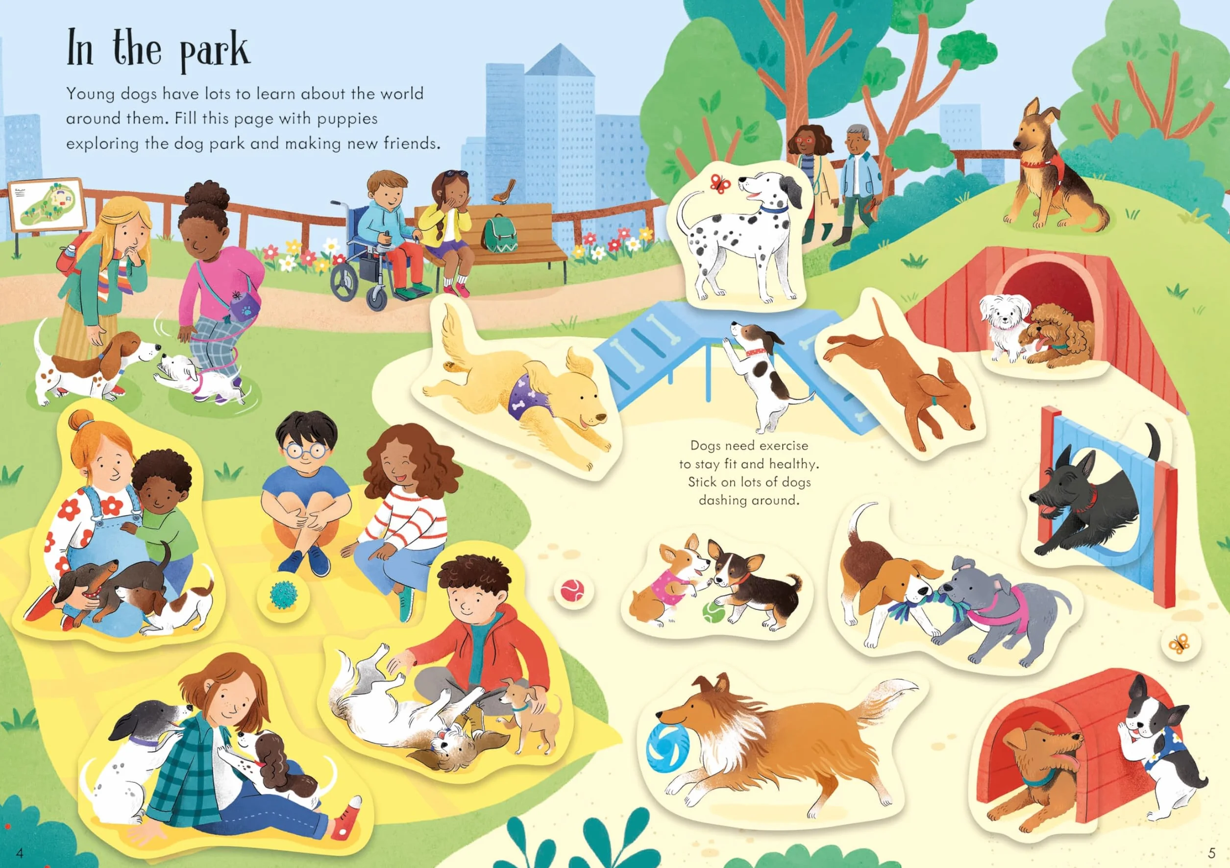 Little First Stickers Dogs and Puppies
