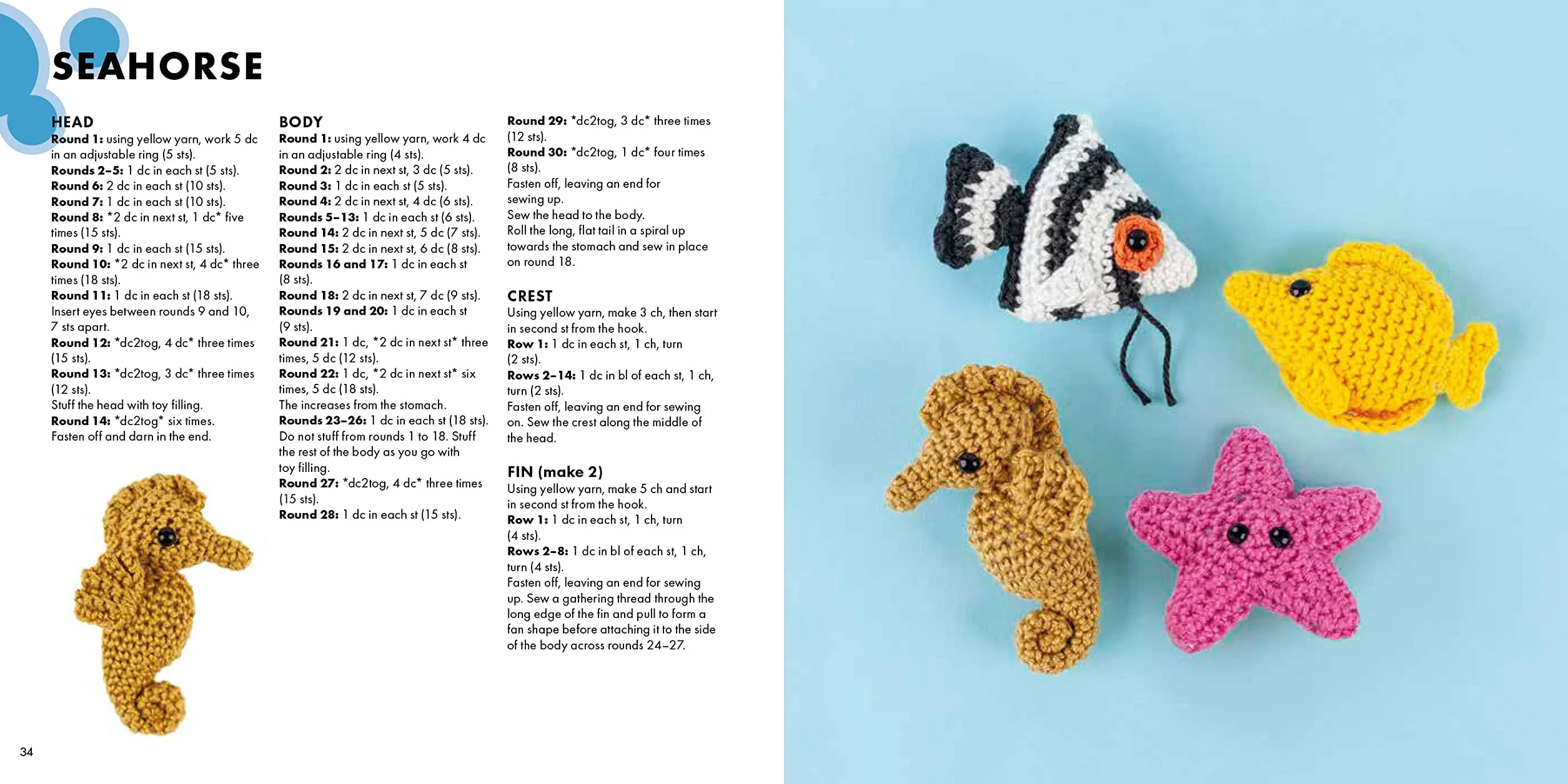 Mini Amigurumi Ocean: 26 Tiny Creatures to Crochet