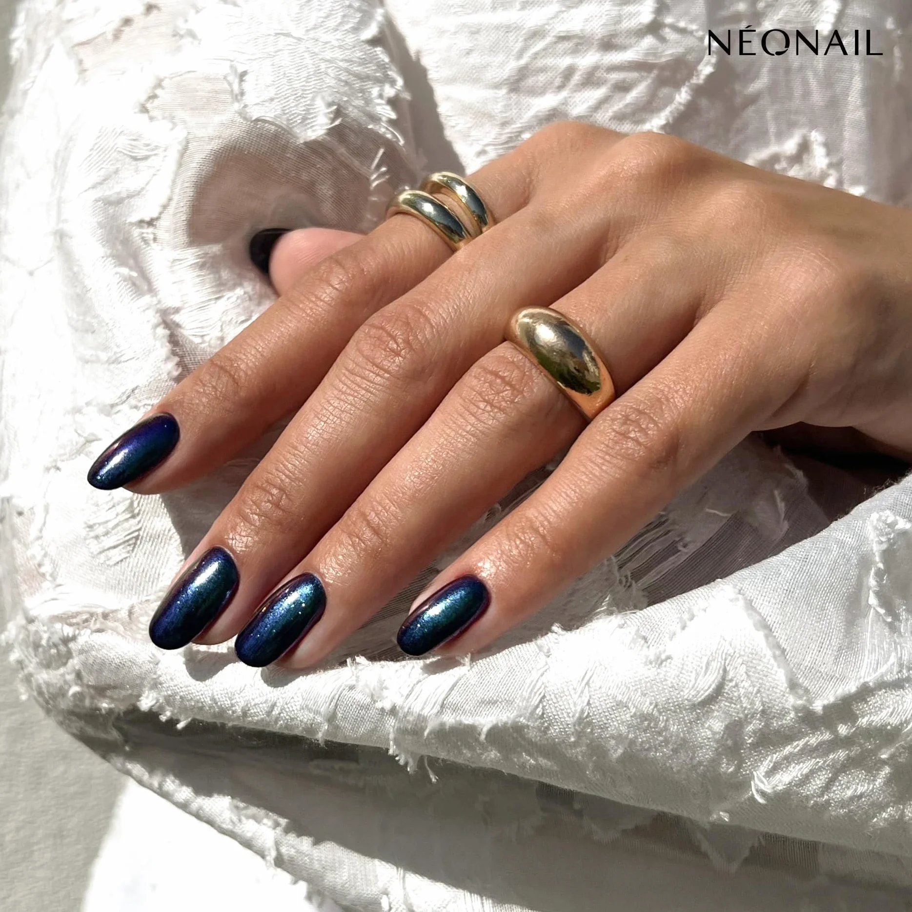 NEONAIL Pyłek w płynie Chameleon 01 - Liquid Nail Powder - Fioletowy, Niebieski - 6,5 ml