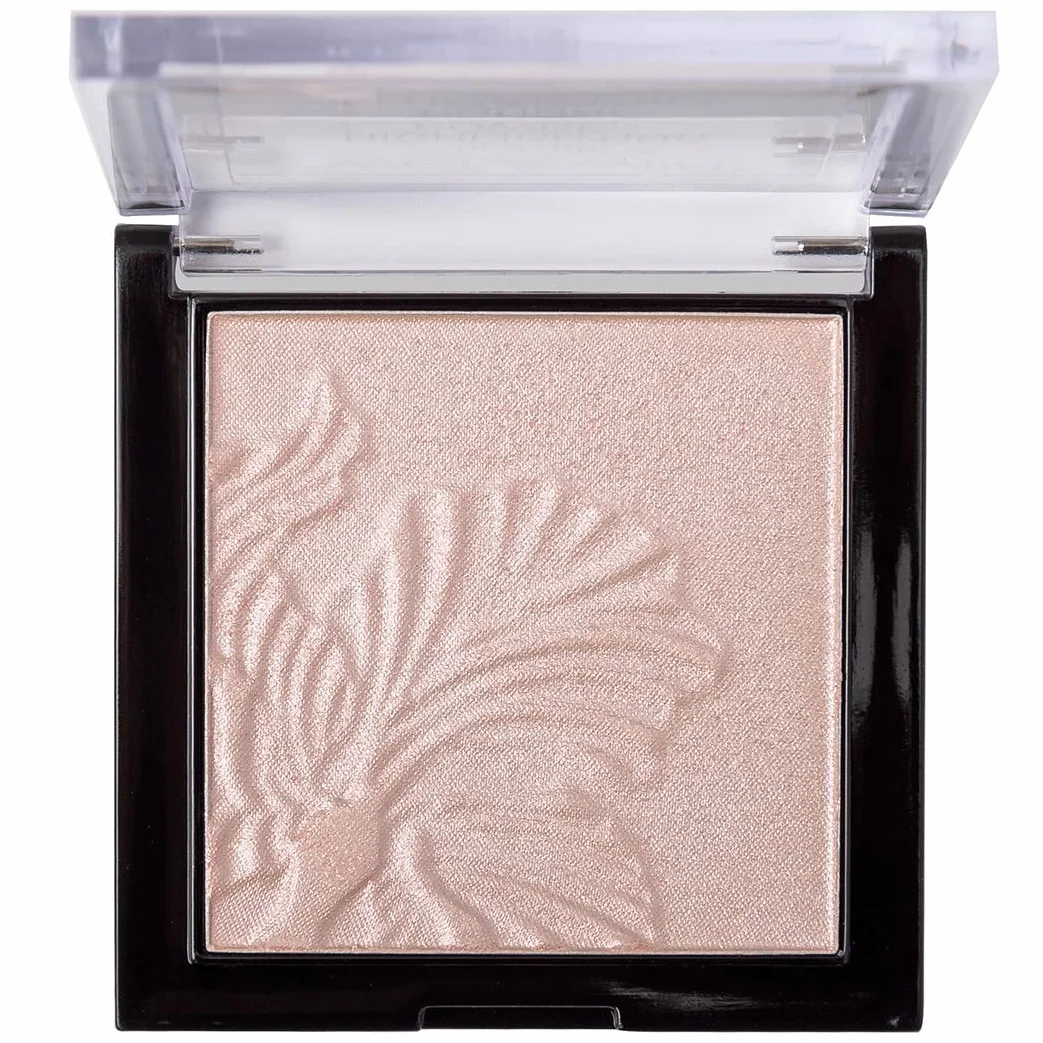 Wet n Wild MegaGlo Puder Rozświetlający, Aksamitnie Gładki Puder Rozświetlający do Twarzy z Perłowymi Pigmentami, Łatwo Rozprowadzająca się Formuła dla Naturalnego Blasku, Odcień Blossom Glow