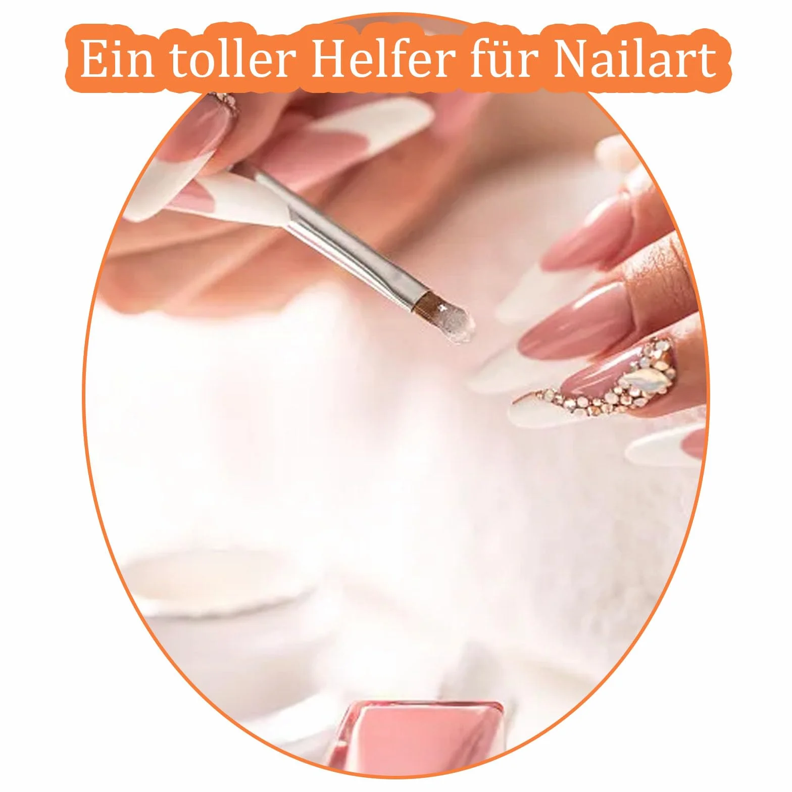 Nail Art kamienie stras białe koraliki płaskie do dekoracji paznokci 12 rastrów