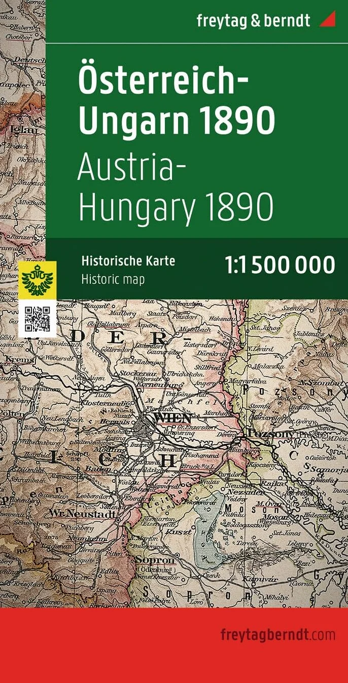 Austria-Hungay 1:1.500.000: Monarchiekarte: MON 1890