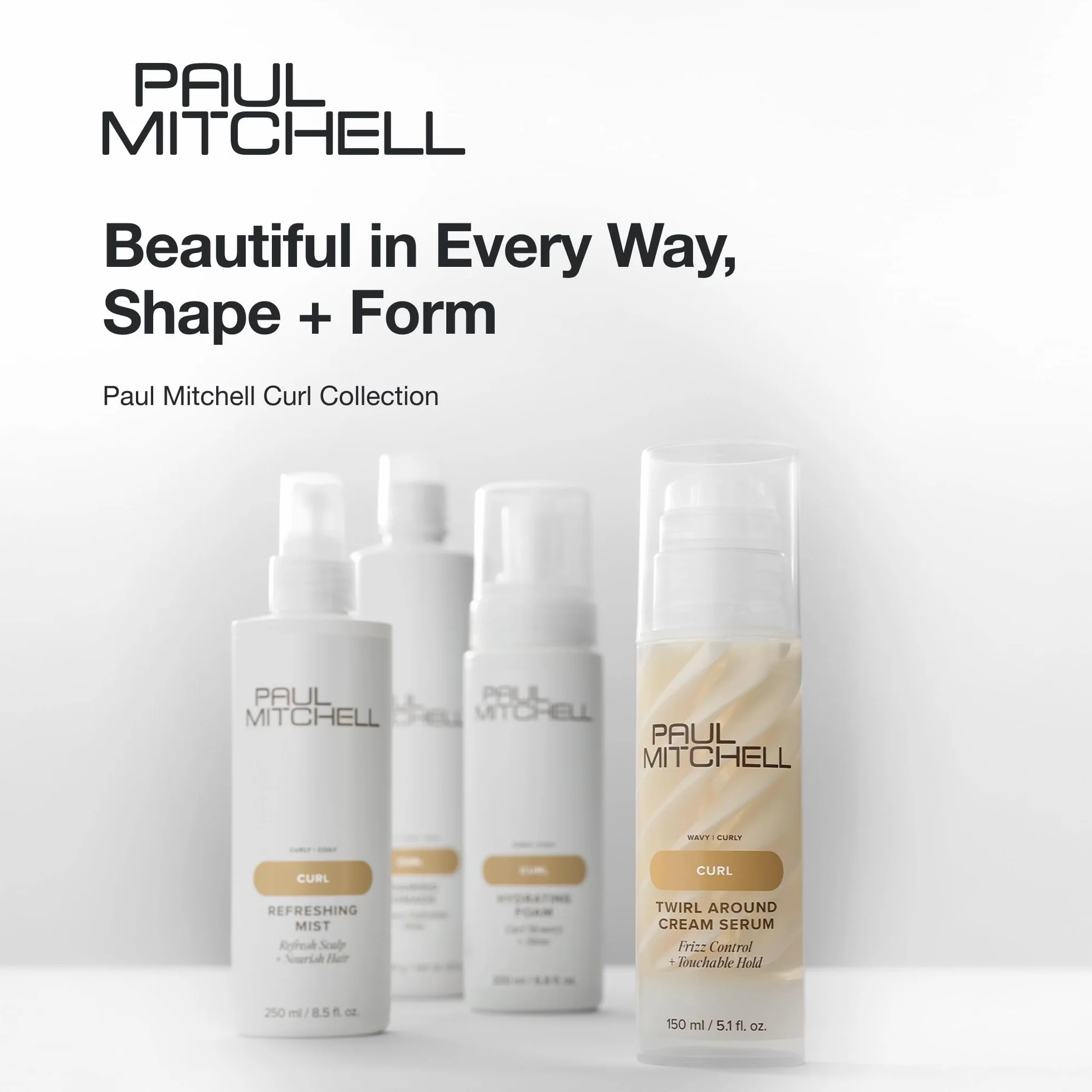 Paul Mitchell Twirl Around krem do stylizacji zapobiegający puszeniu do niesfornych loków i fal 150 ml
