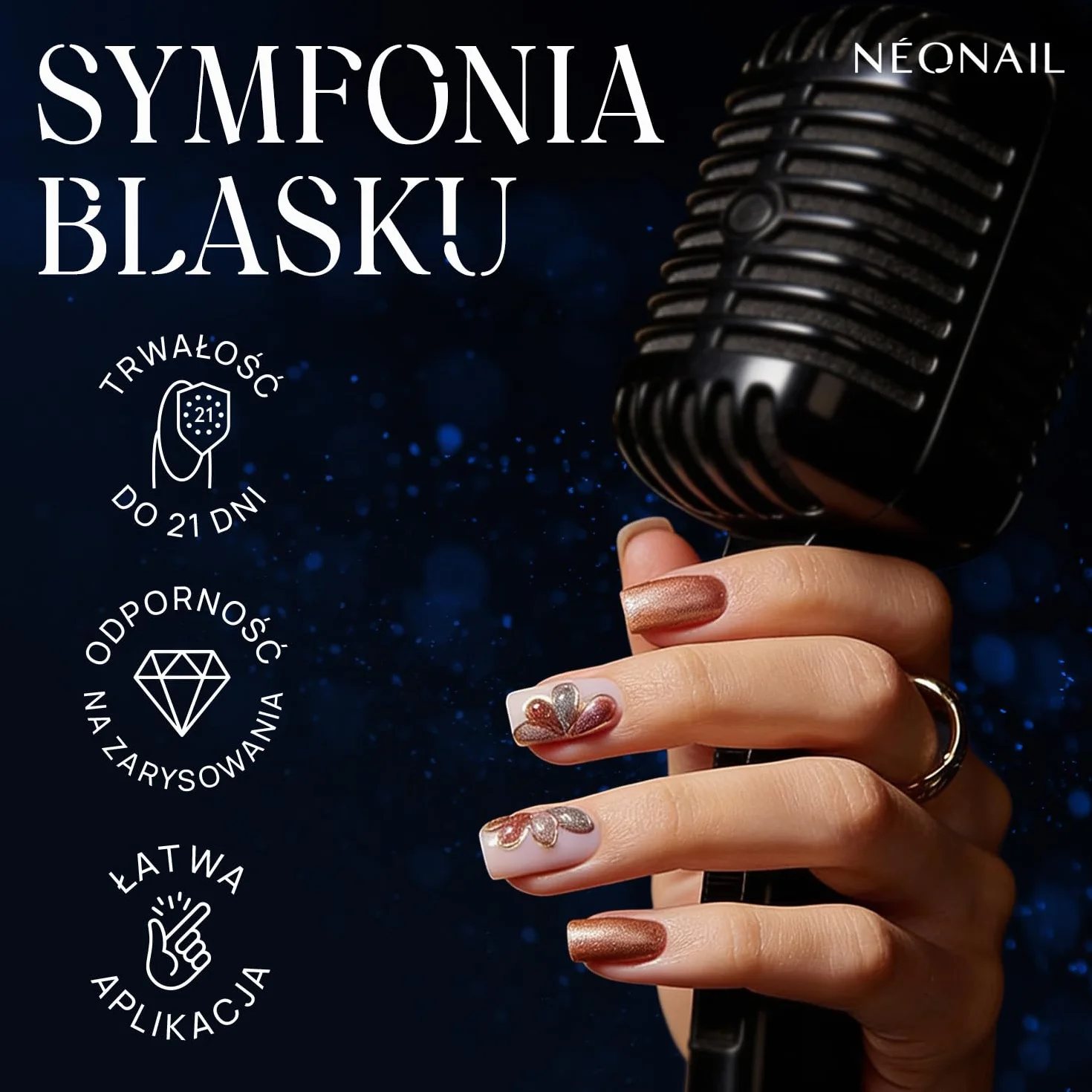NÉONAIL Lakier hybrydowy do paznokci Fioletowy Lavender Glow 7,2 ml UV LED
