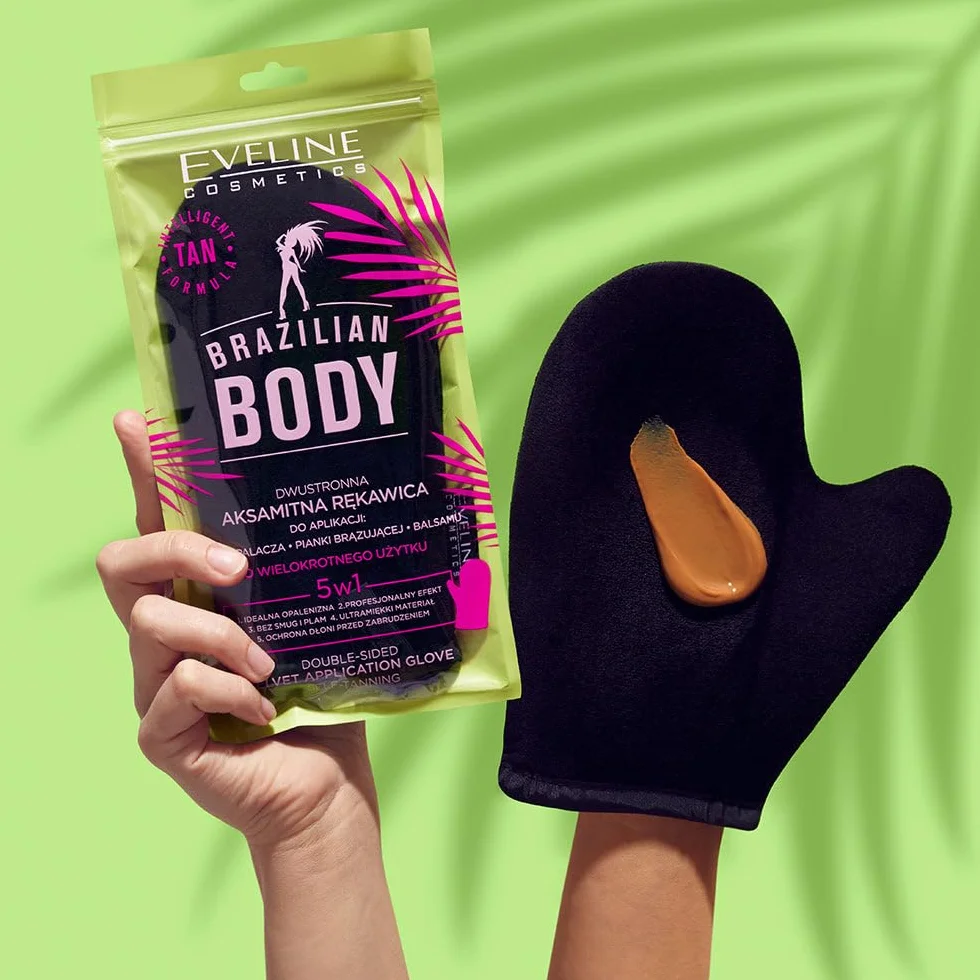 Eveline Cosmetics Brazilian Body Dwustronna aksamitna rękawica