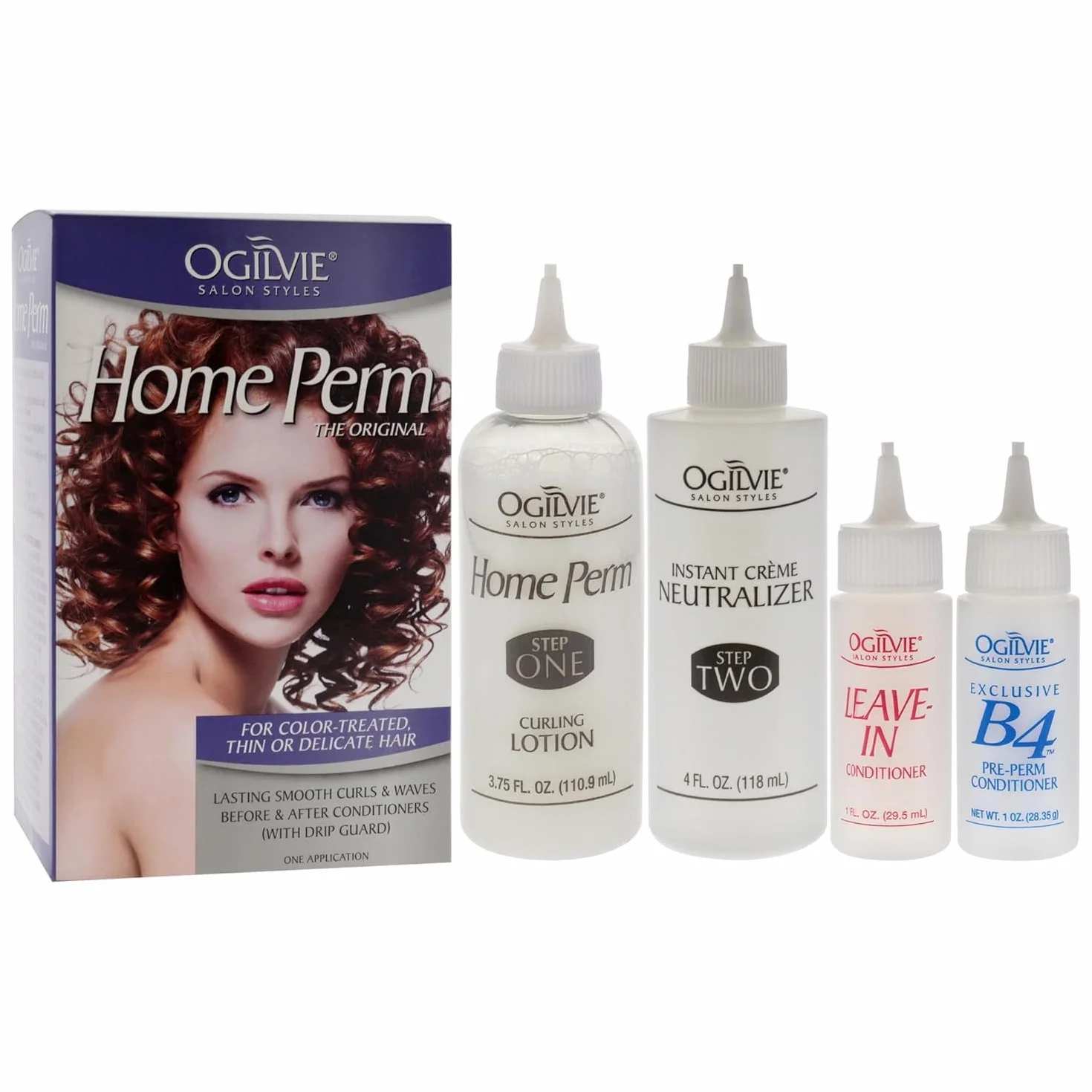 Ogilvie The Original Home Perm Zestaw permanentny do włosów długotrwałe loki i fale