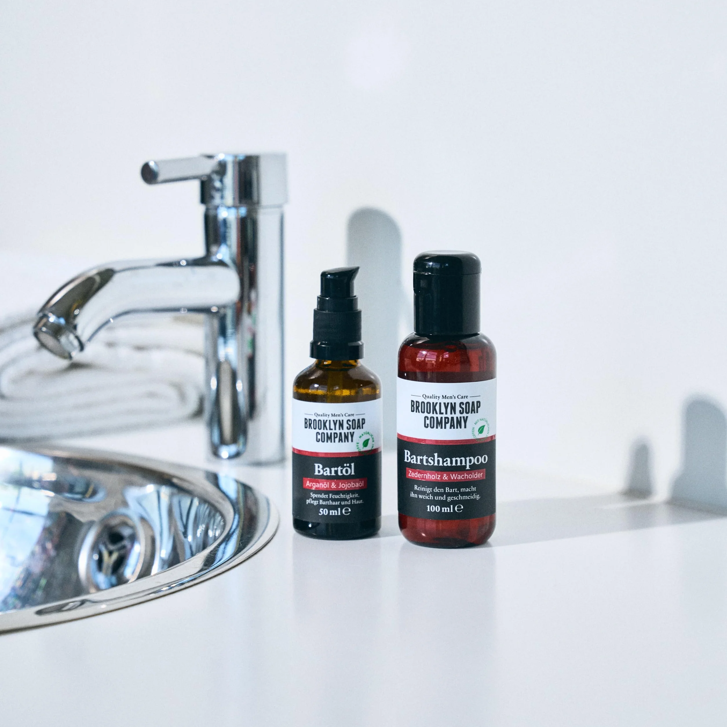 Bartpflege Set - Das Vorteilsset für Männer · Bartshampoo & Bartöl mit Gin Tonic Duft · Brooklyn Soap Company