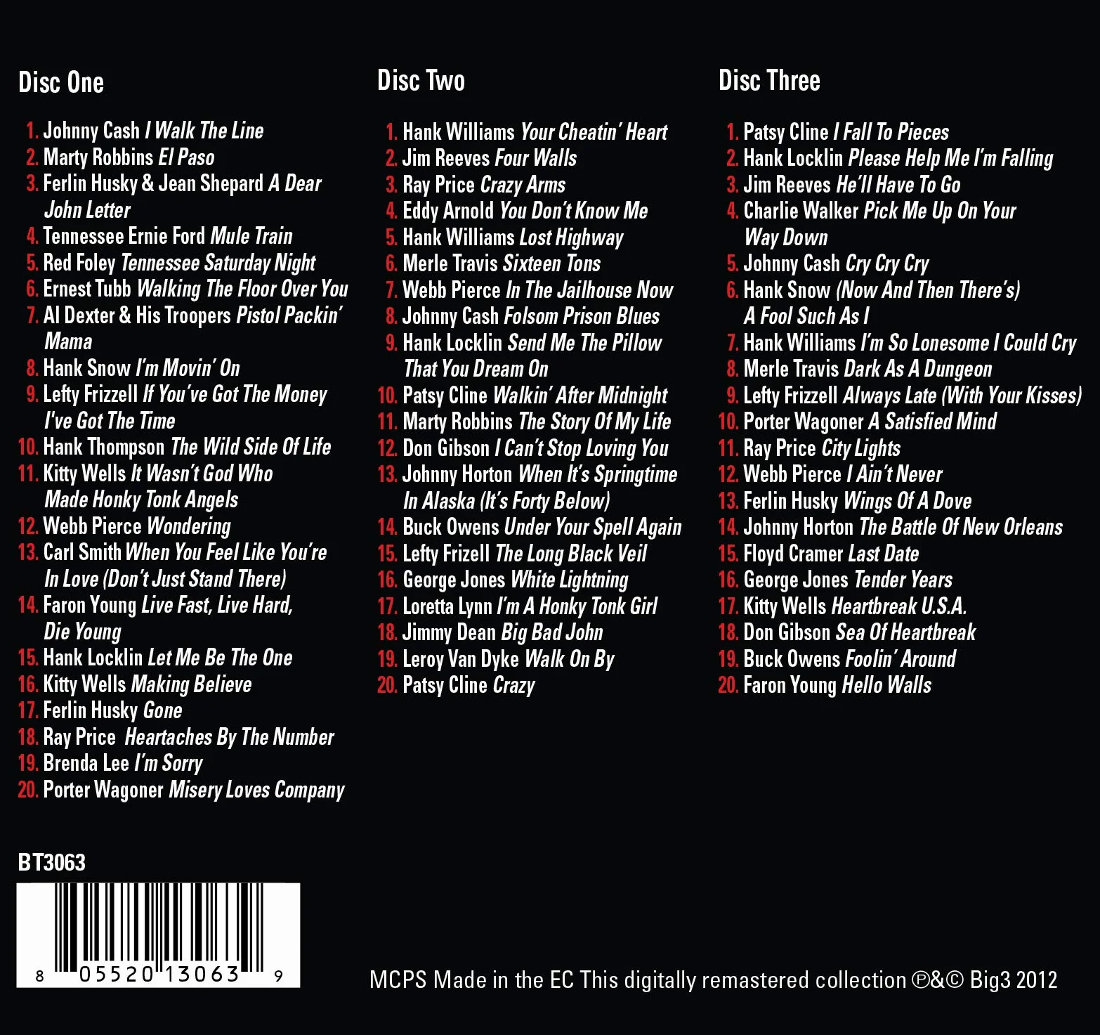 Country Classics: The Absolutely Essential 3CD Collection