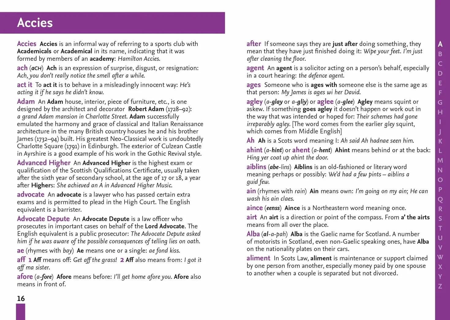 Scots Dictionary: The perfect wee guide to the Scots language