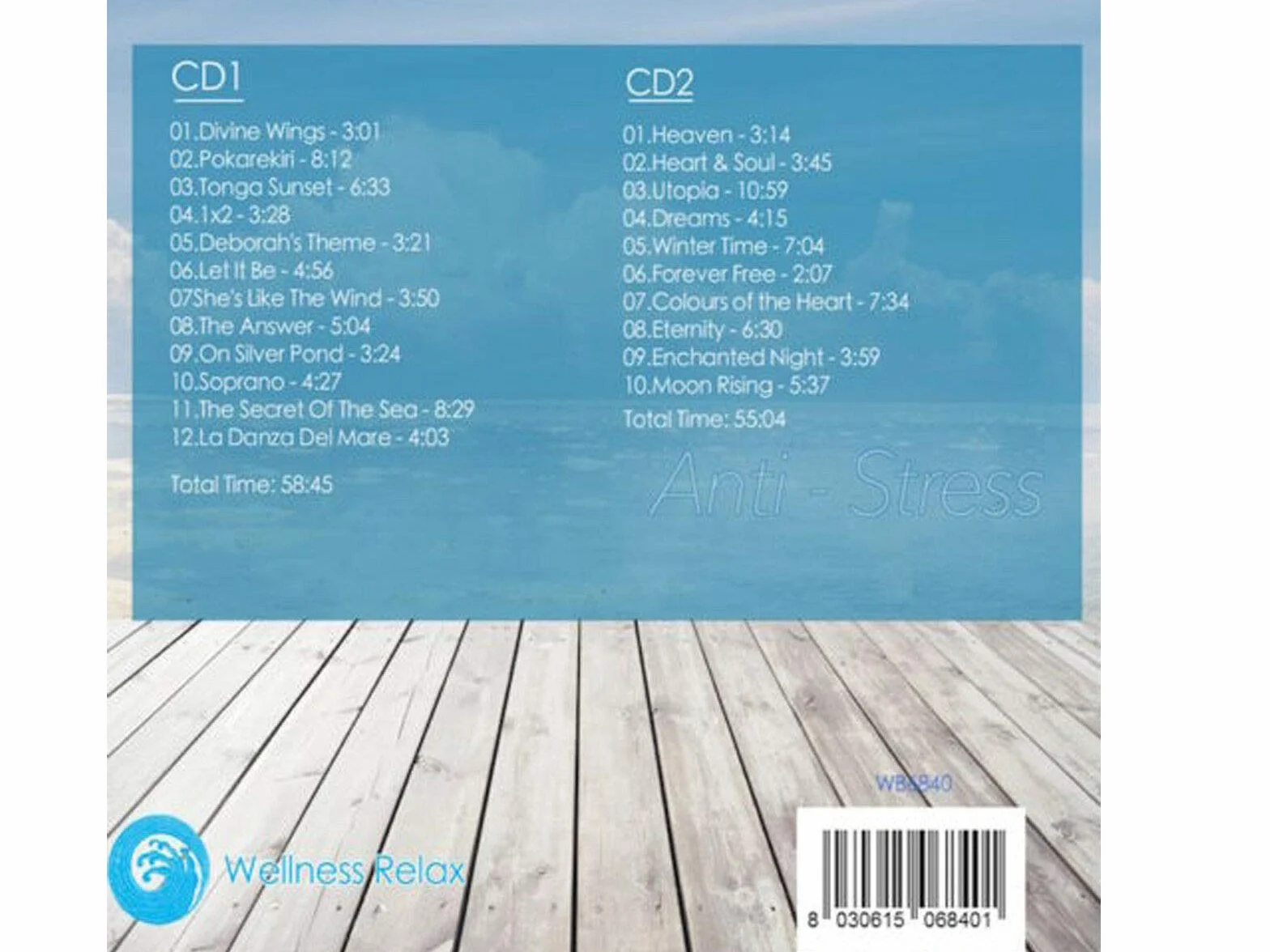 2 CD Anti-Stress - Relaxing Instrumental Music for Stress Relief [2CDs]