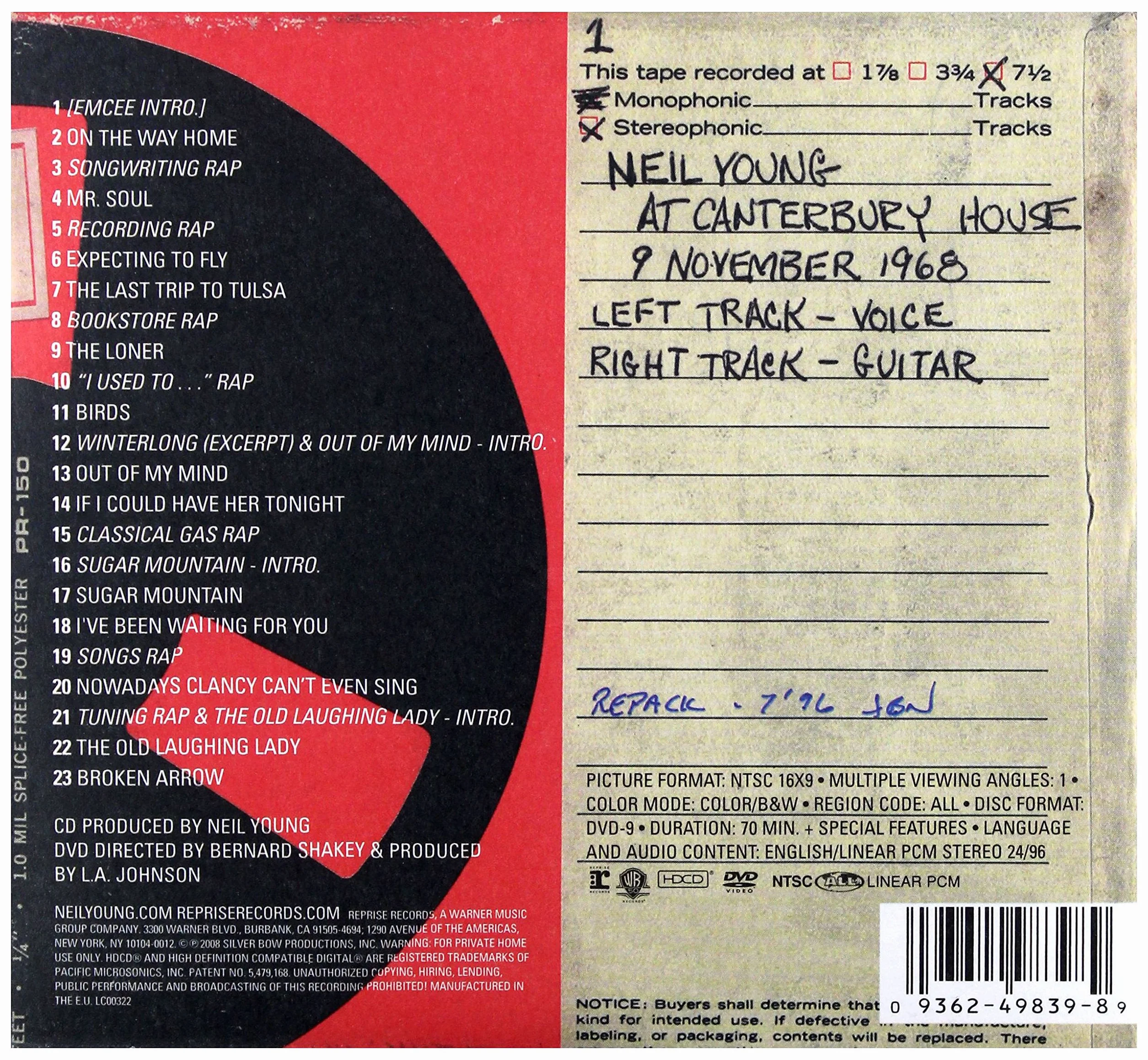 Sugar Mountain Live at Canterbury House 1968