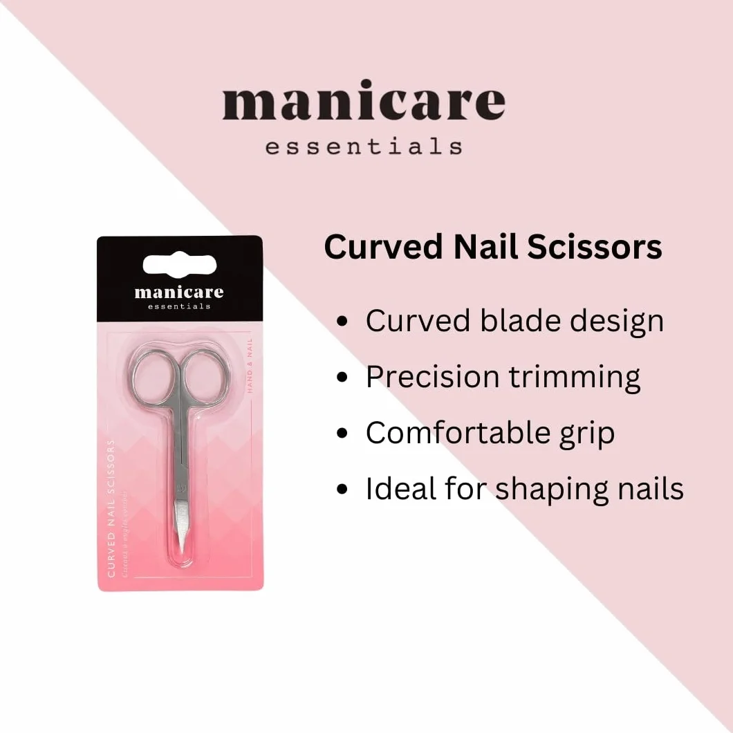 Manicare Nożyczki do paznokci precyzyjne zakrzywione ostrza japońska stal nierdzewna klasy chirurgicznej manicure pedicure