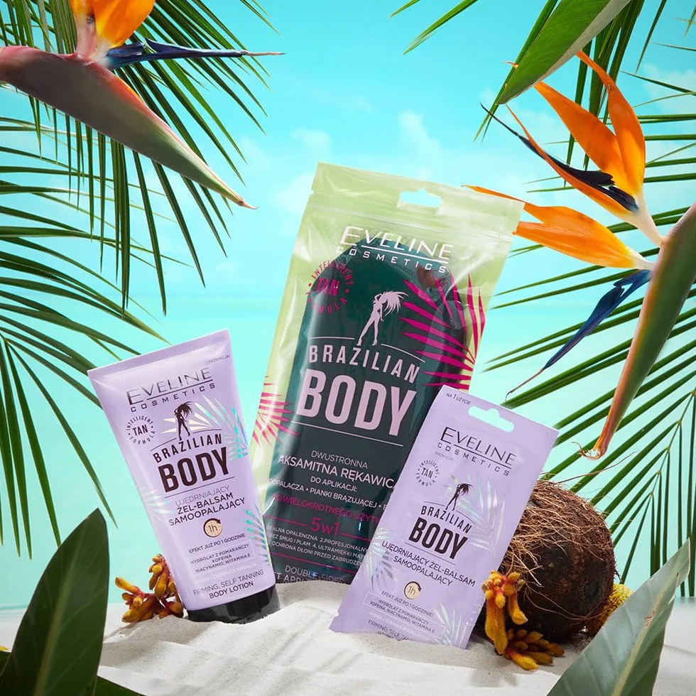 Eveline Cosmetics Brazilian Body Dwustronna aksamitna rękawica