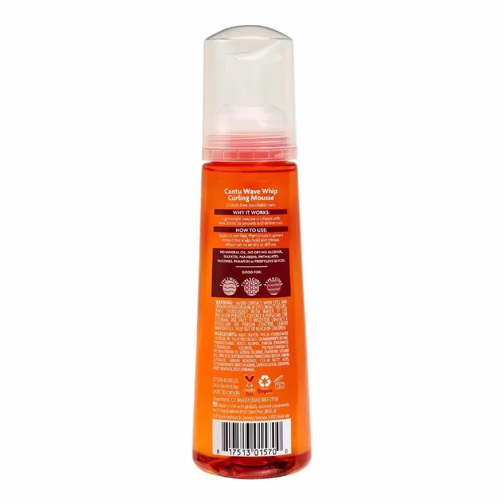 Cantu Shea Butter Wave Whip Curling Mousse for Natural Hair 248 ml