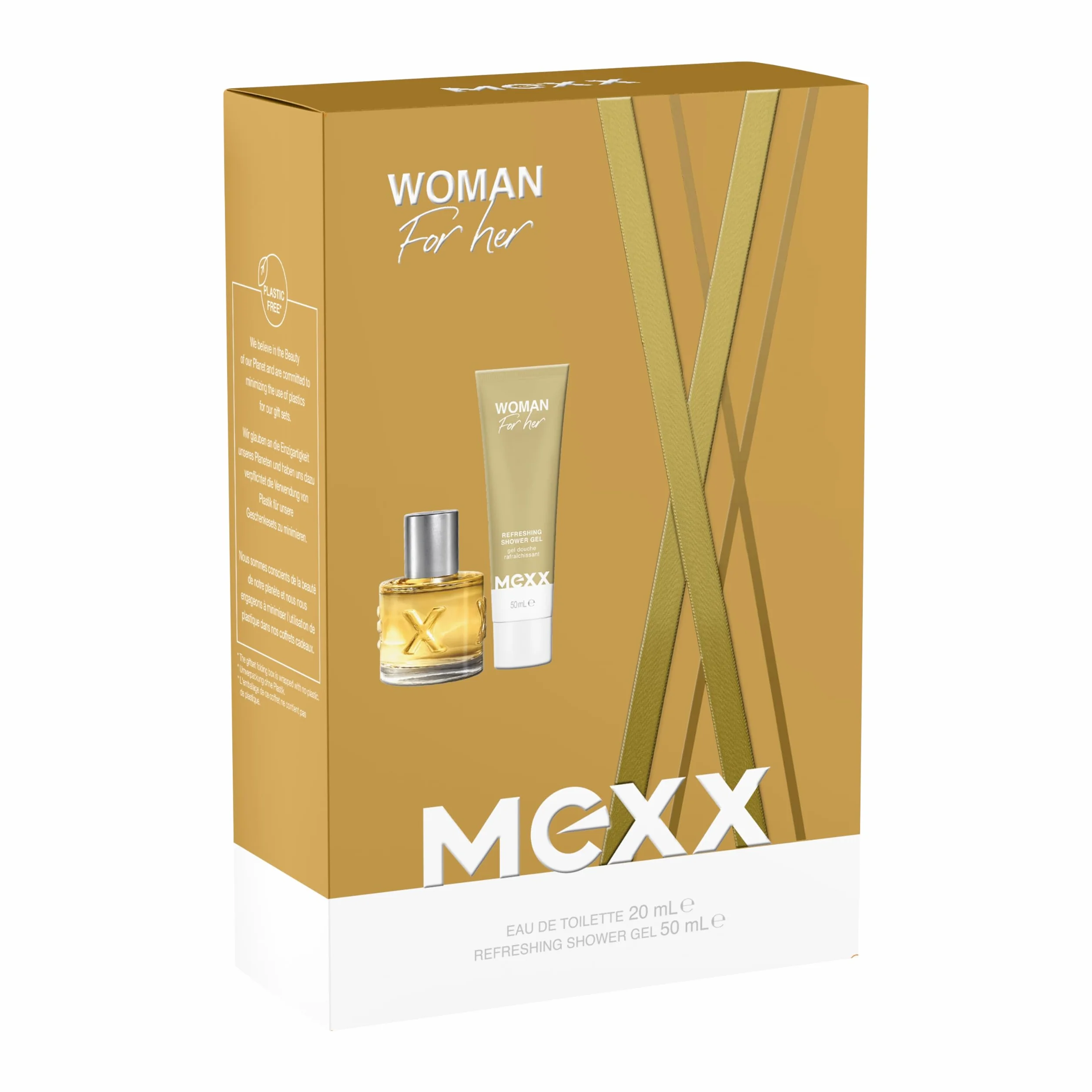 MEXX Opakowanie prezentowe Woman Eau de Toilette 20 ml + żel pod prysznic 50 ml