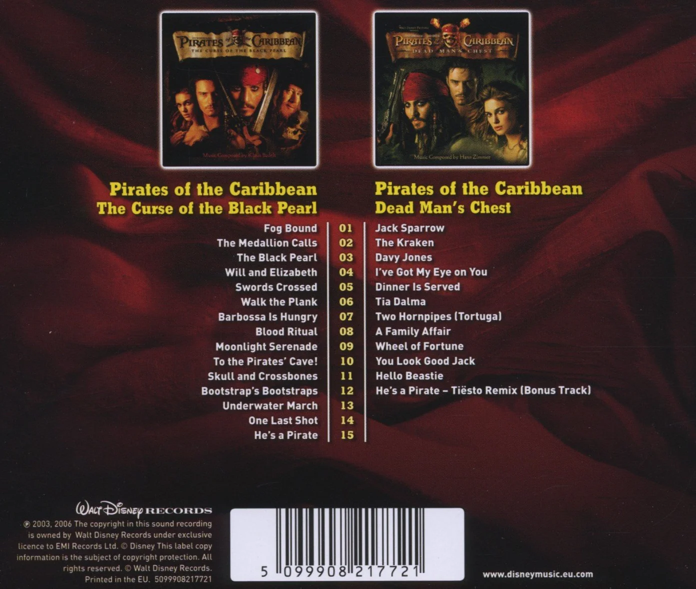 Pirates Of The Caribbean 1+2