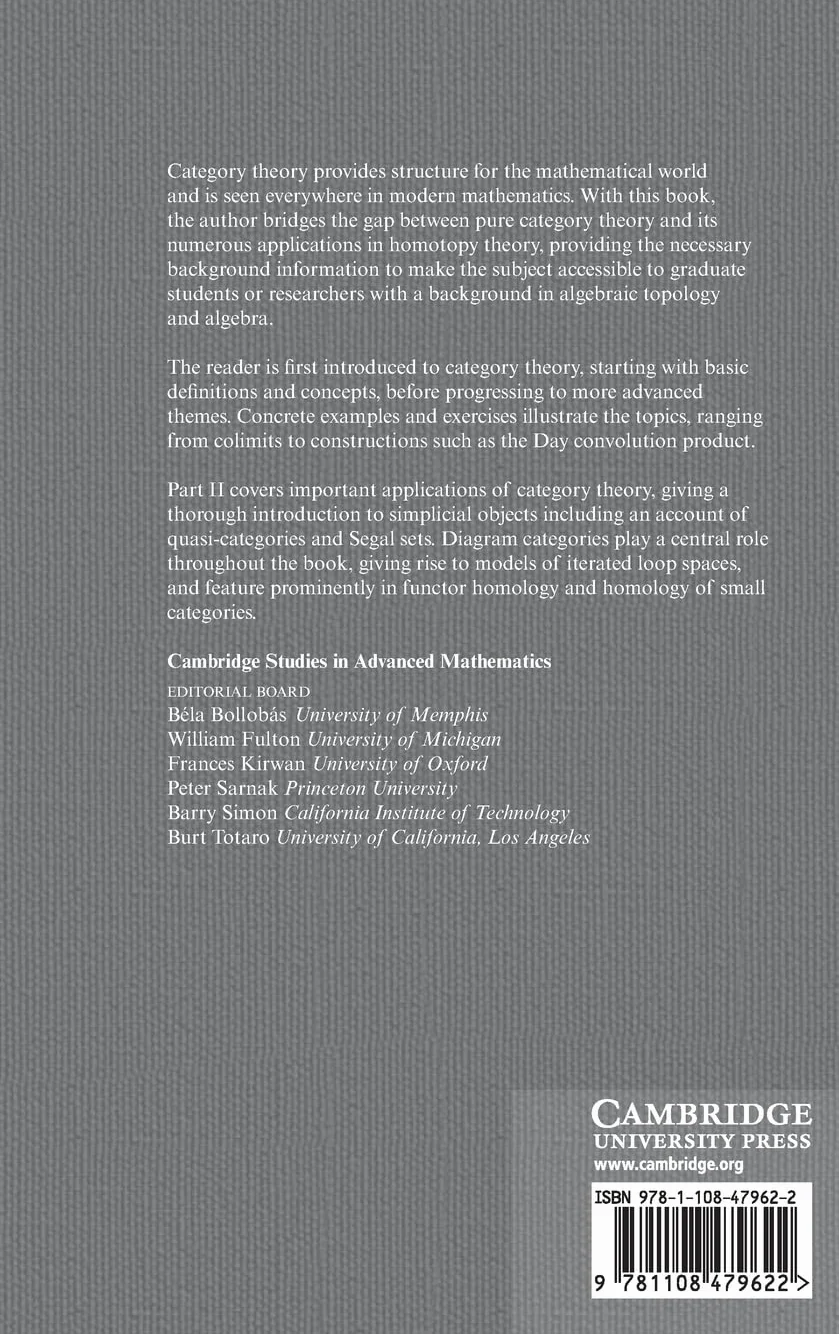 From Categories to Homotopy Theory: 188