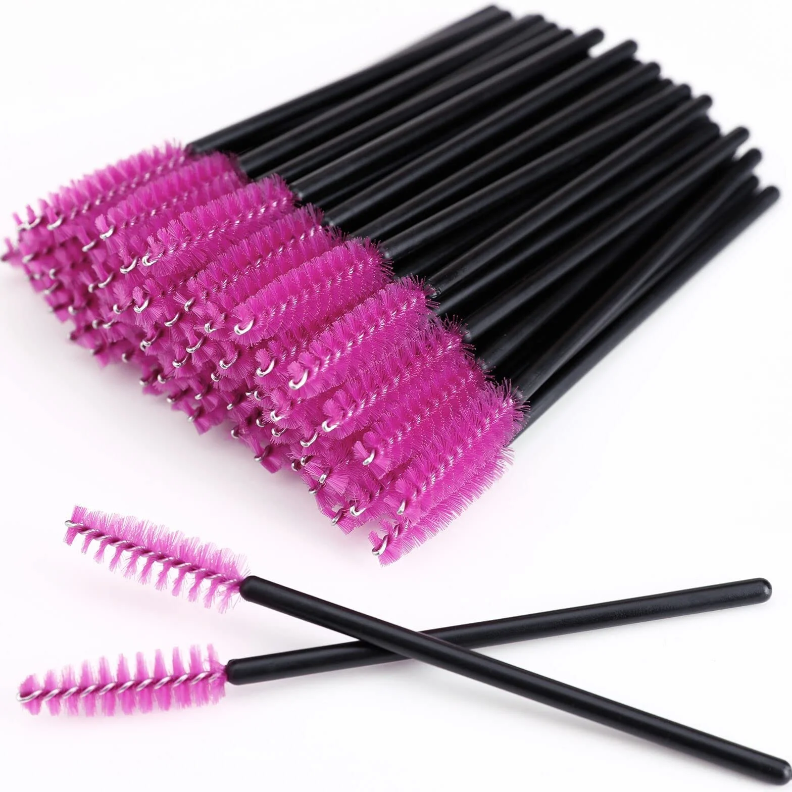 50 sztuk jednorazowe szczoteczki do rzęs Różki do rzęs Eye Lash Przedłużenia brwi szczoteczka jednorazowe grzebień rzęs dla brwi fałszywe rzęsy