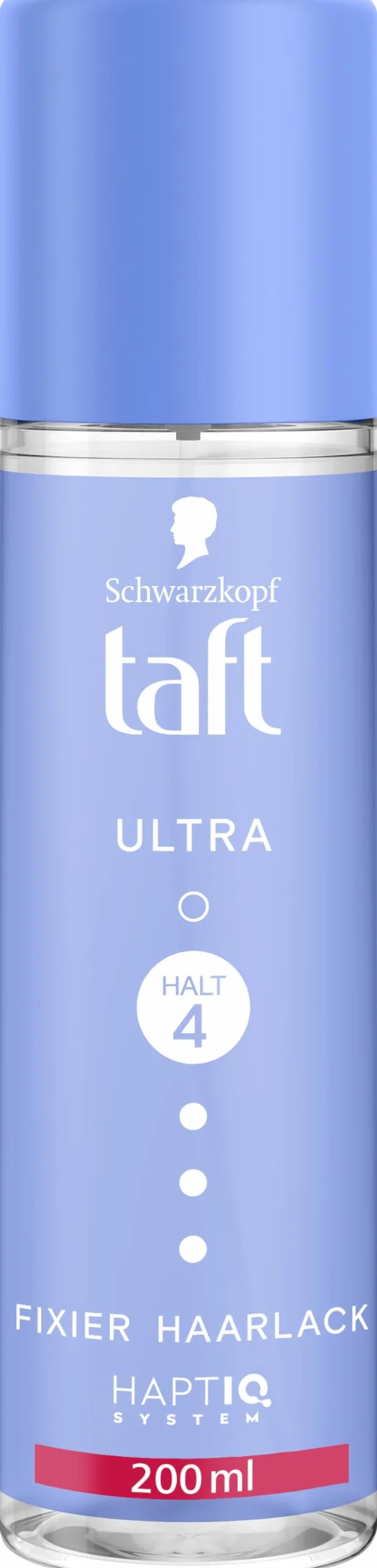 Schwarzkopf TAFT Ultra Fixier lakier do włosów, 200 ml), stopień utrwalenia 4, lakier do włosów odpowiedni do wszystkich rodzajów włosów, wzmocniony spray do stylizacji włosów, formuła wegańska*