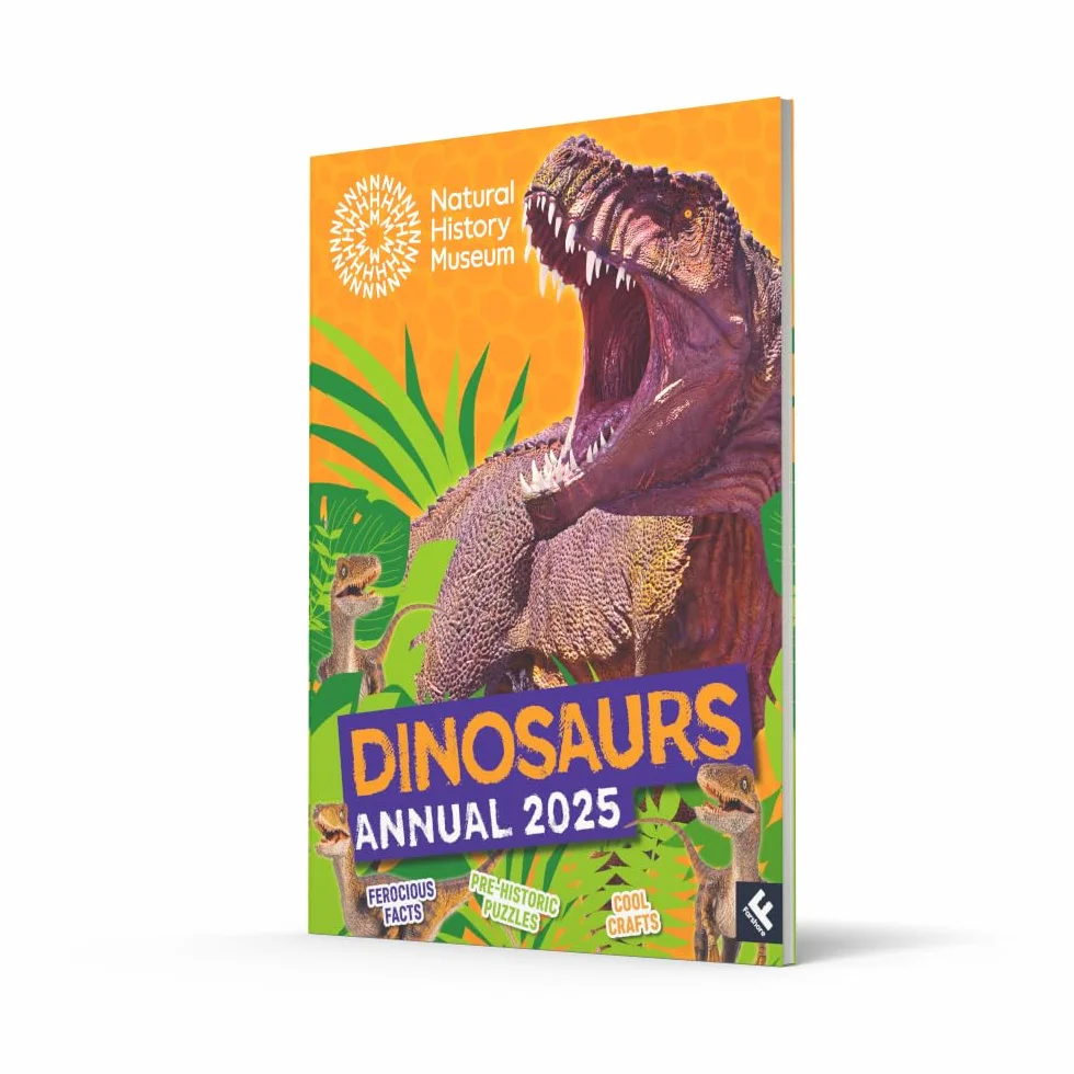 Natural History Museum Dinosaurs Annual 2025: The ultimate illustrated gift book for every young dinosaur and natural history fan, packed with facts, activities, crafts and more!
