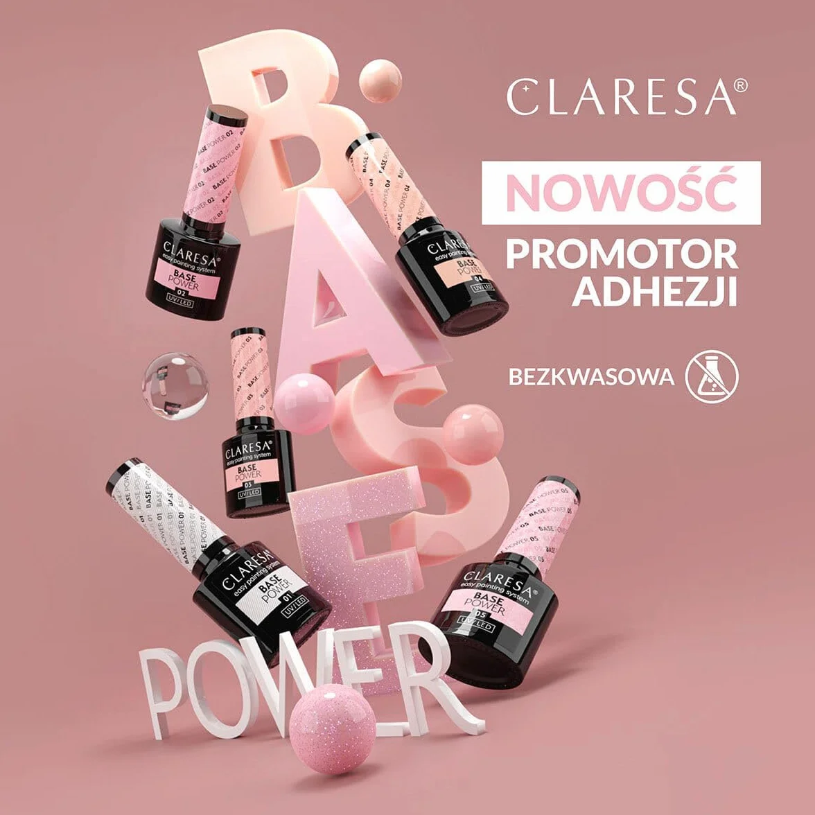 Claresa Baza Power 03 samopoziomująca 5 g
