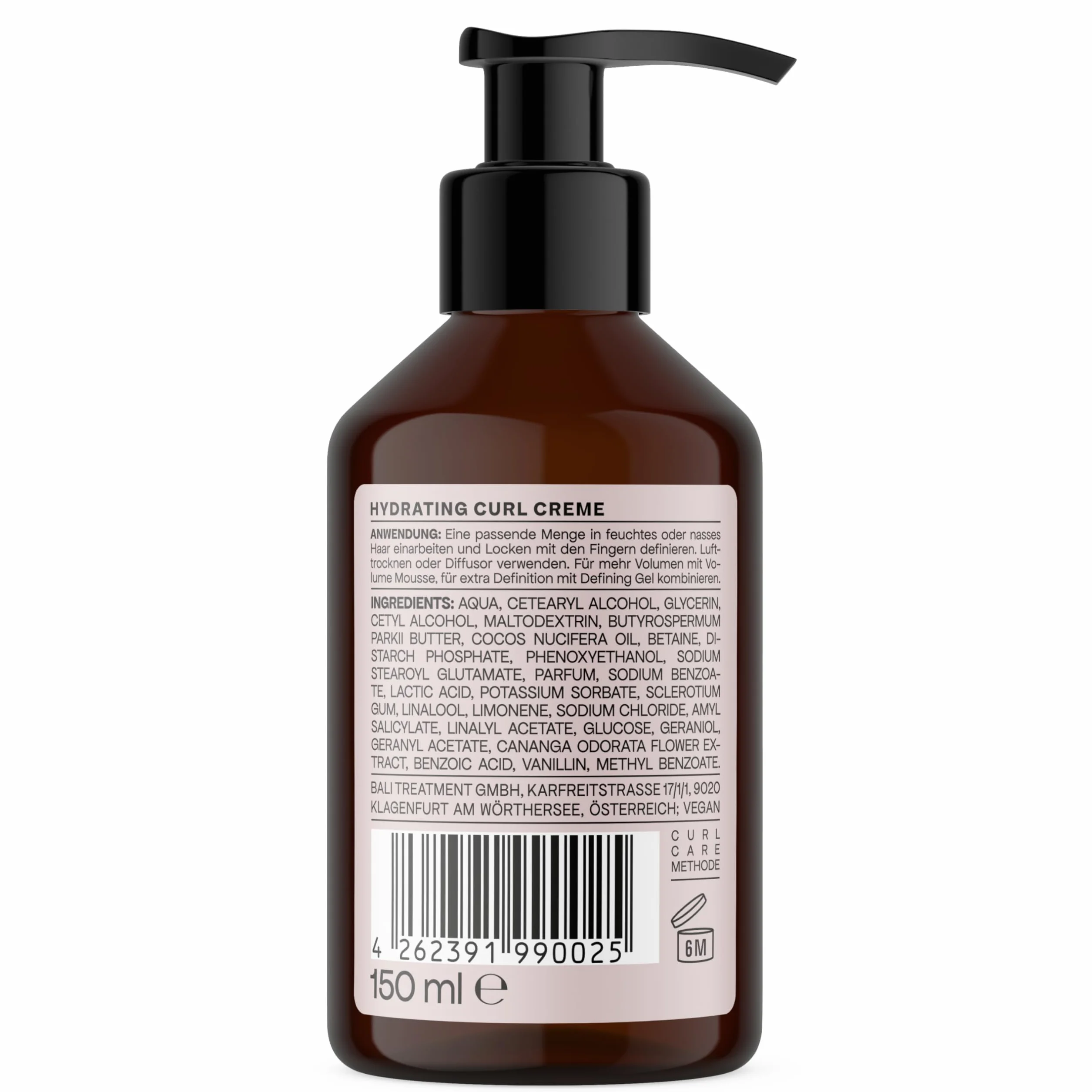 Bali Curls Hydrating Curl Cream nawilżający krem do loków masło shea olej kokosowy ylang-ylang 150 ml