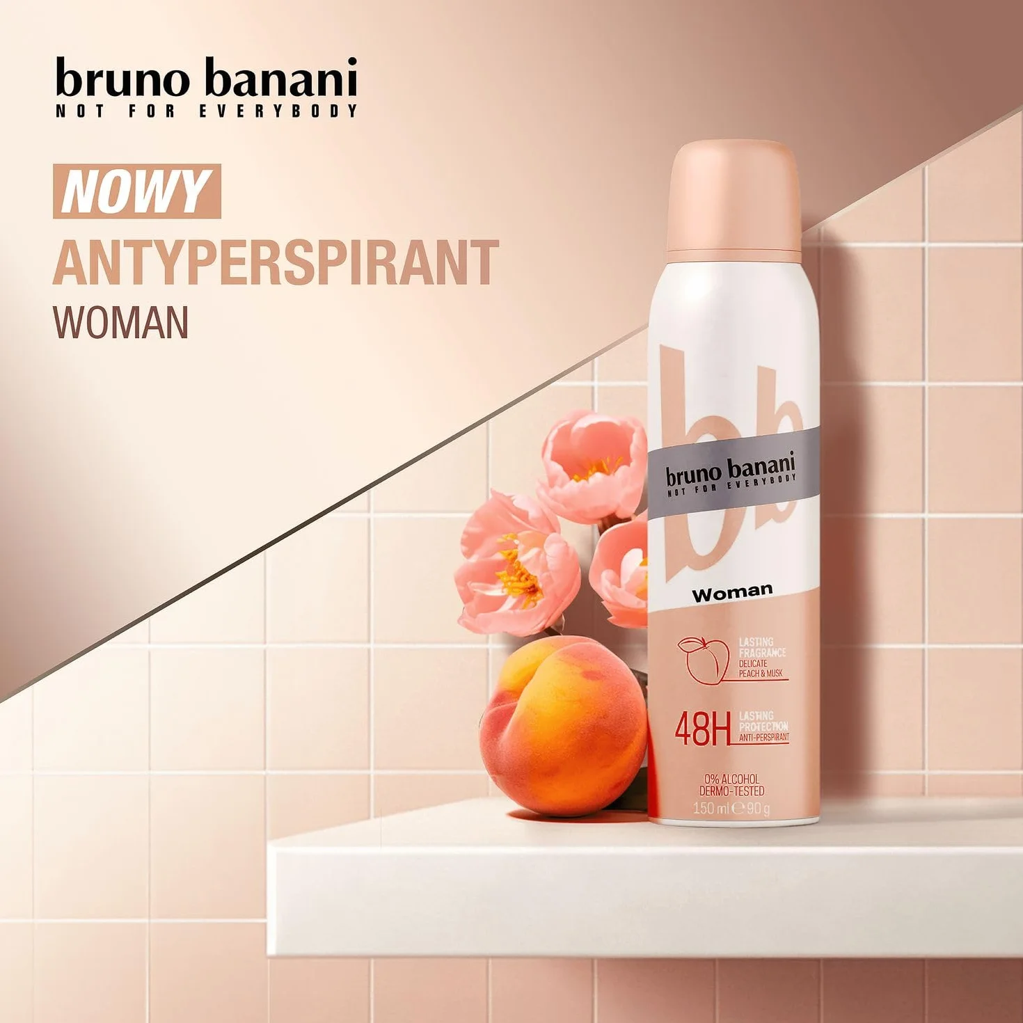 Bruno Banani Woman 48H antyperspirant w sprayu dla kobiet 150 ml
