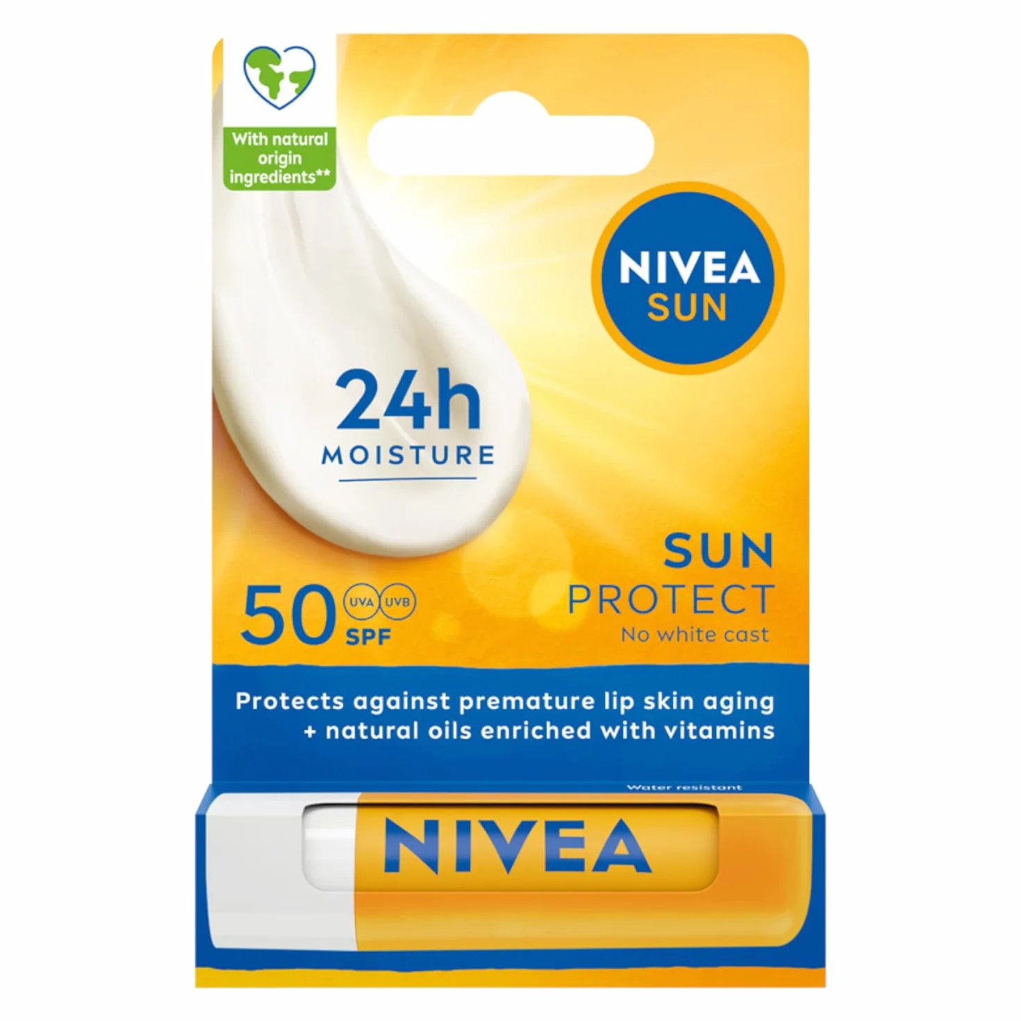 NIVEA SUN Pielęgnująca pomadka do ust SPF 50 4,8 g