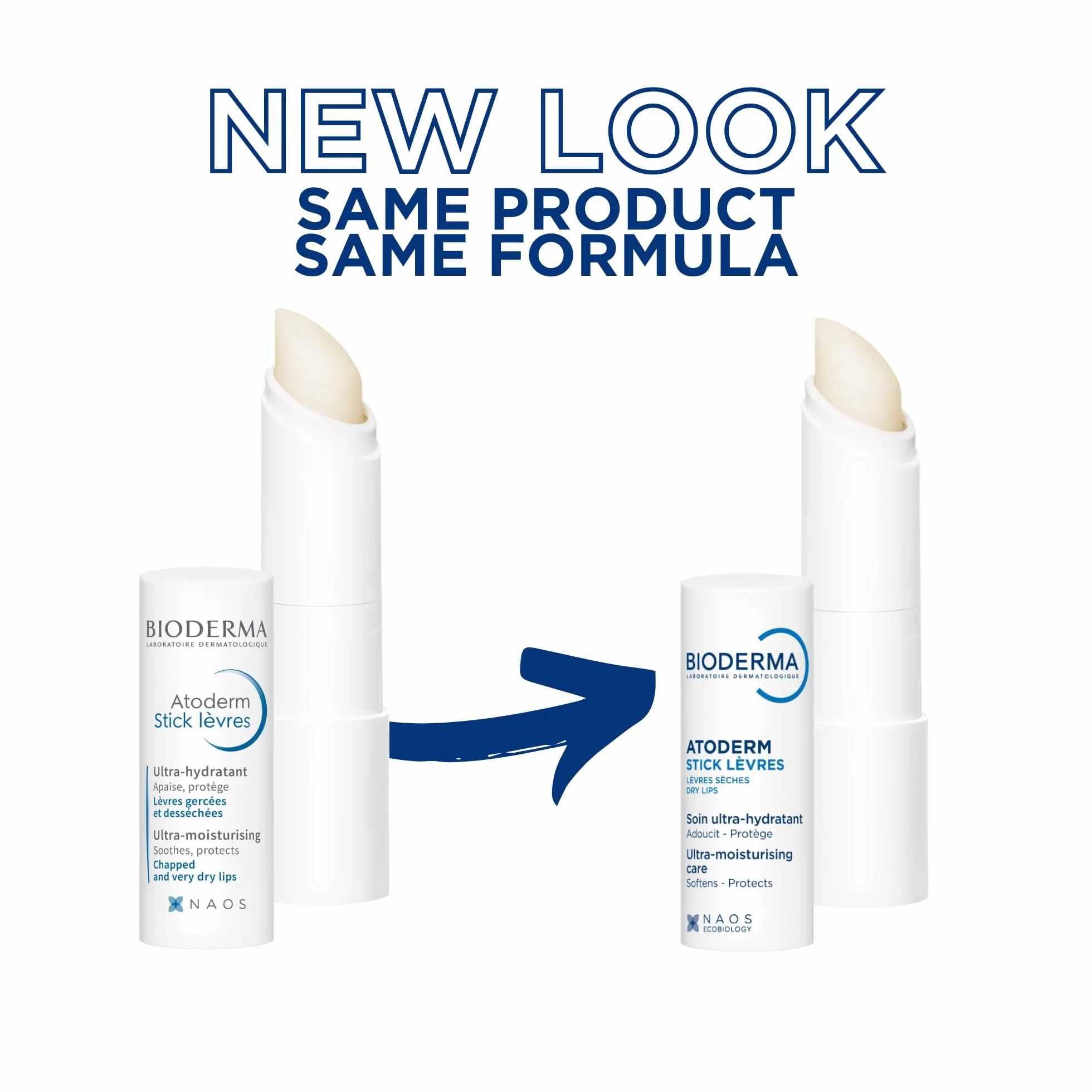 Bioderma Atoderm nawilżający klej - Damaged and Dehydrated Lips 4 g