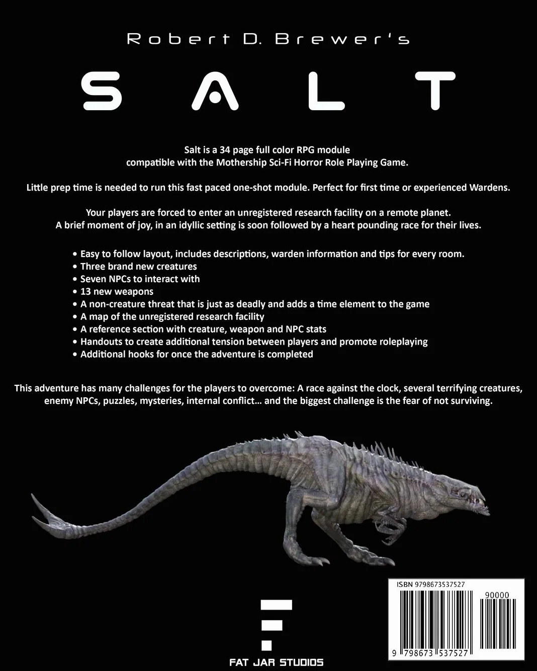 Salt: A Sci-Fi Horror RPG Module