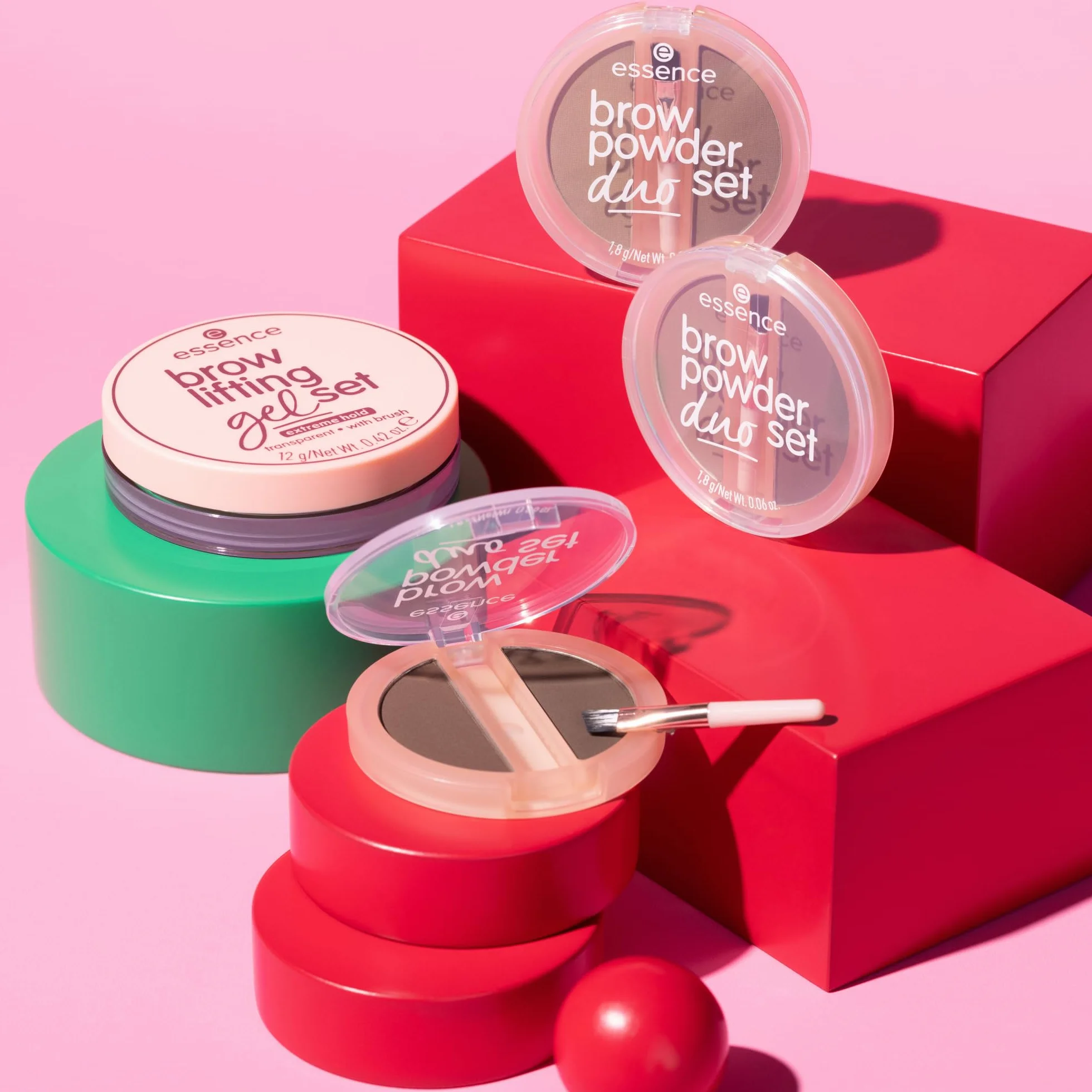 Essence Brow Powder Duo Zestaw do Brwi 1.8g