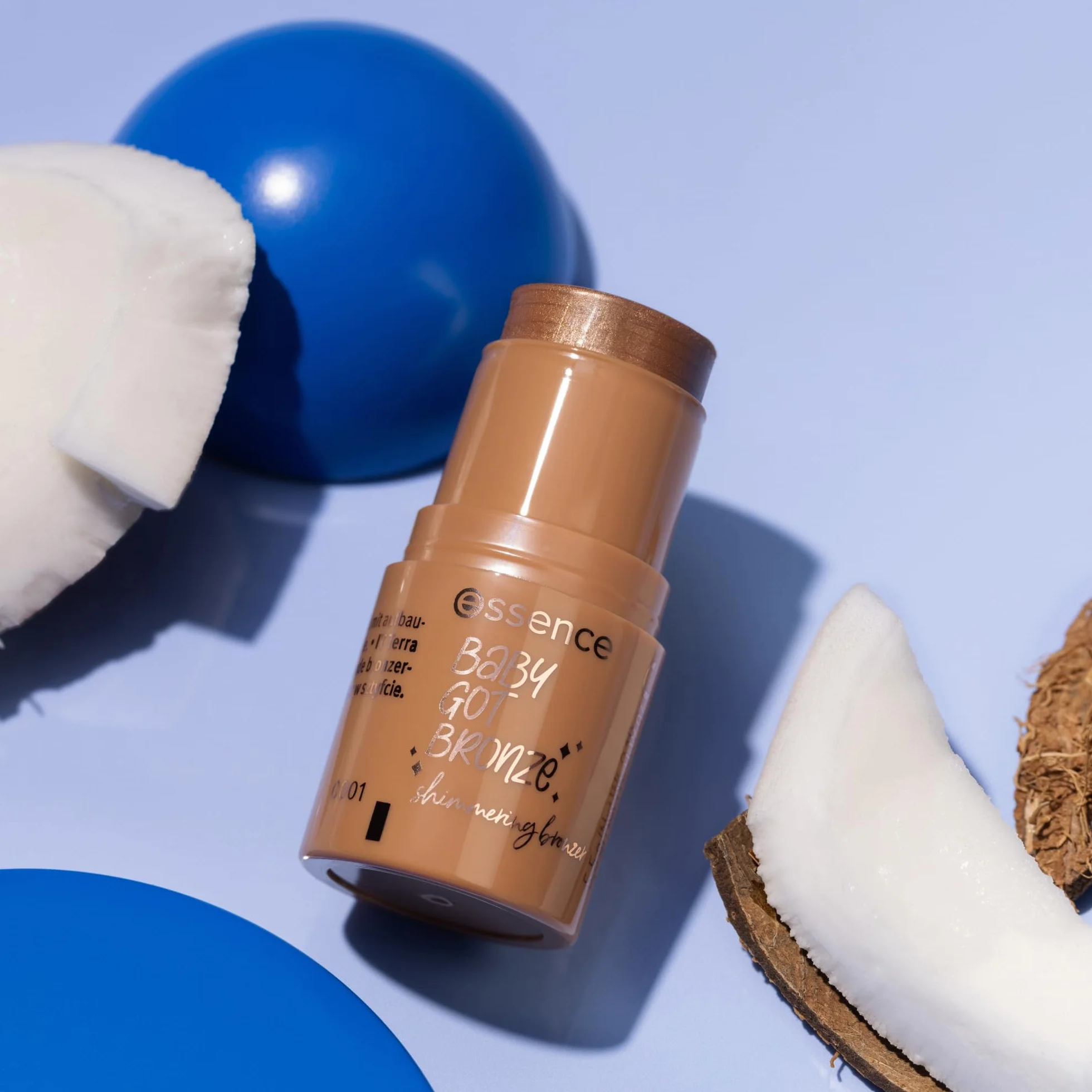 essence Połyskujący bronzer BABY GOT BRONZE, natychmiastowy wynik, naturalny, mieniący się (5.5g)