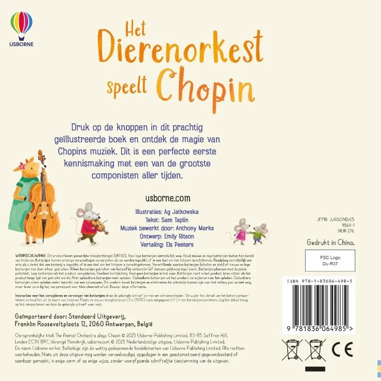 Het Dierenorkest speelt Chopin