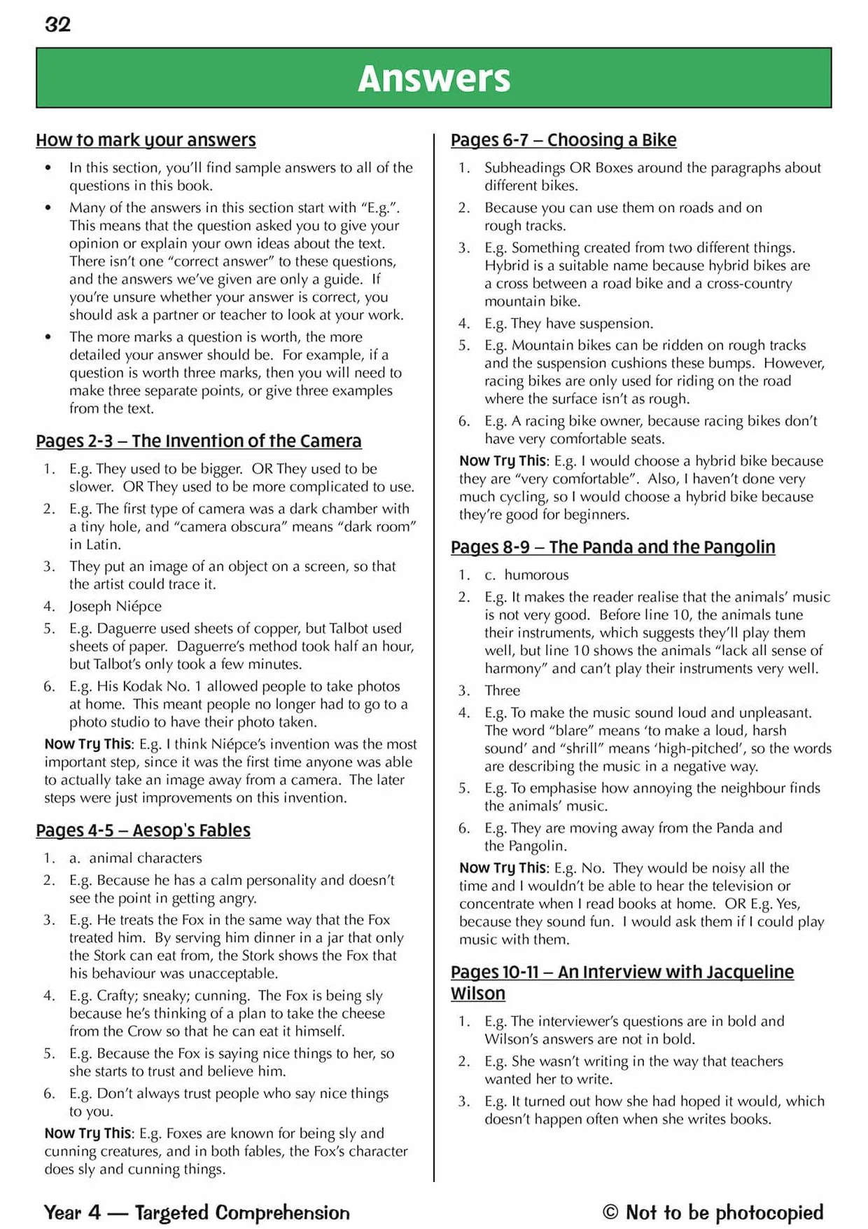 KS2 English eeading comprehension. Targeted question book (Vol. 4)