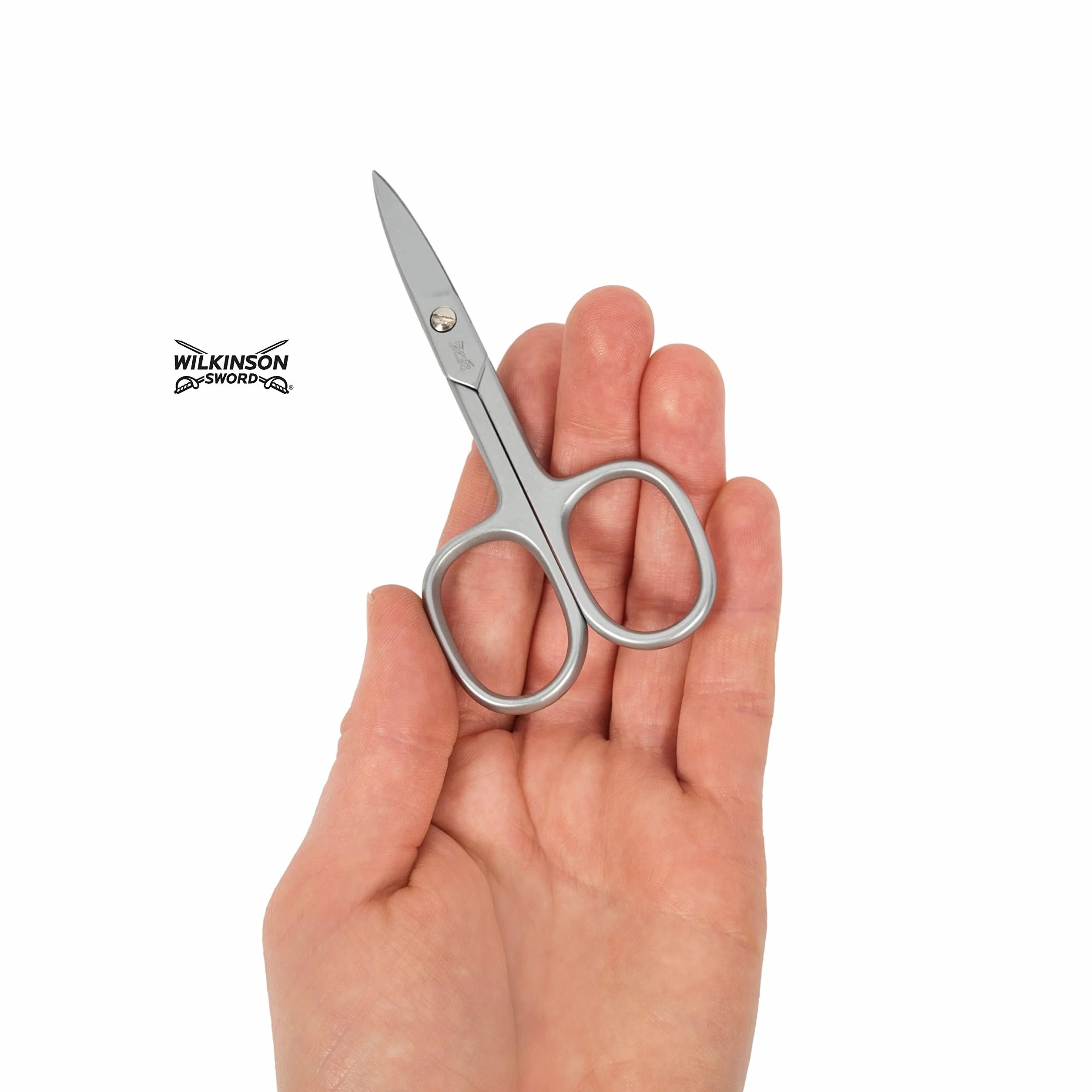 Wilkinson Sword Nożyczki do manicure nożyczki do paznokci w kolorze matowo-chromu, 1 szt