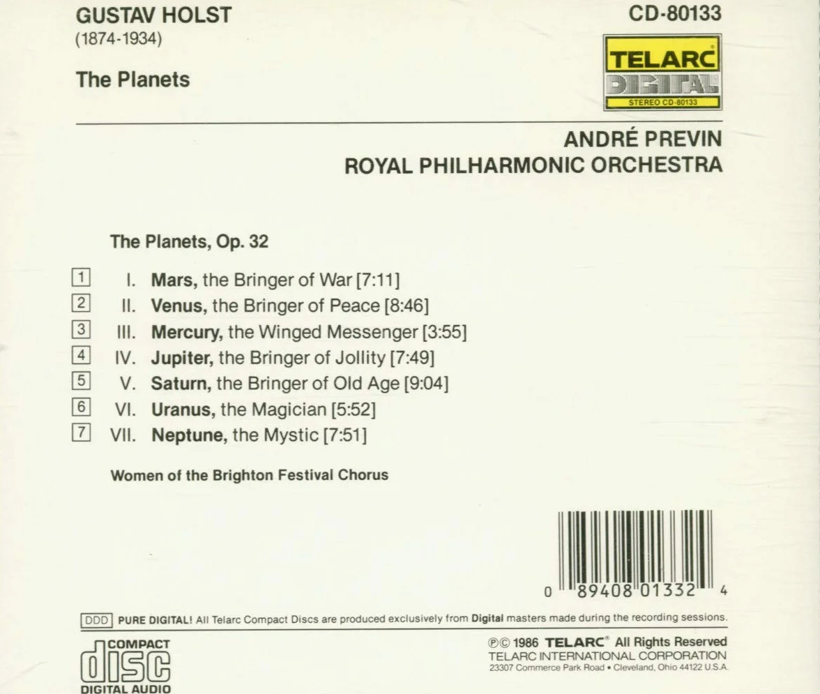 Holst: The Planets, Op. 32