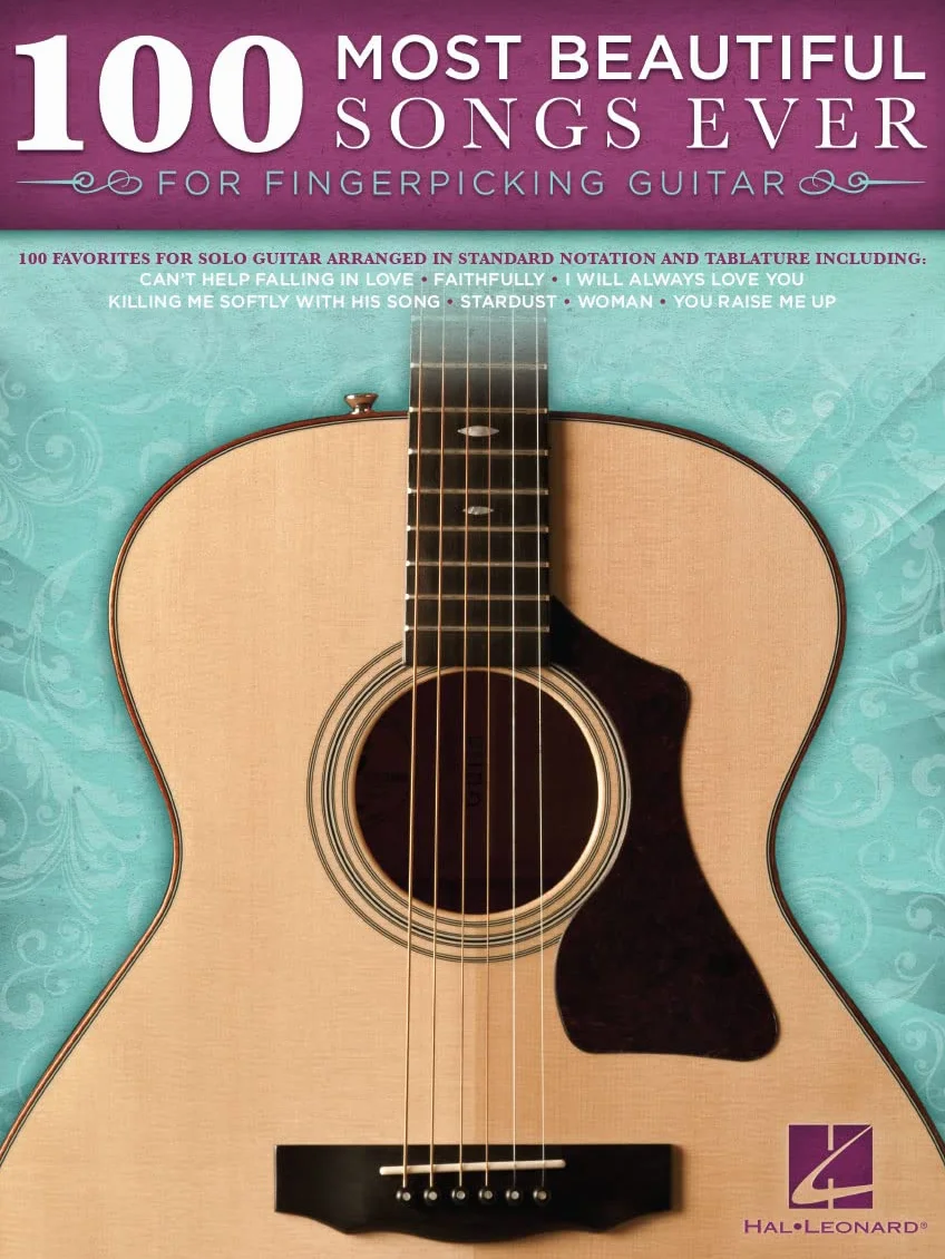 100 most beautiful songs ever guitare: For Fingerpicking Guitar