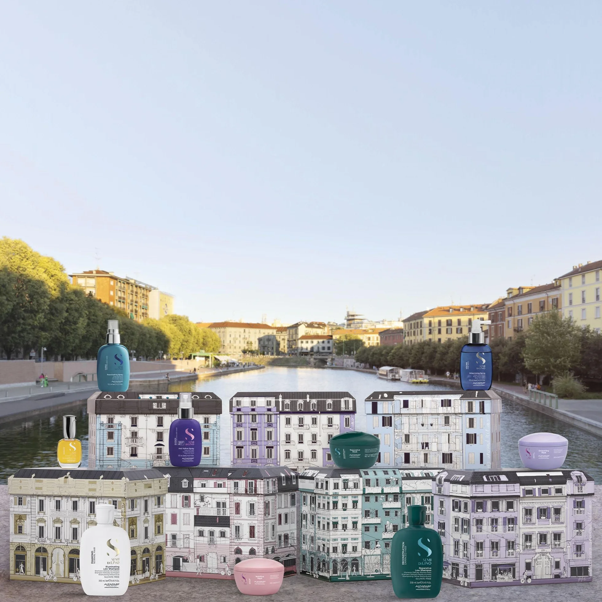 Alfaparf Milano Semi Di Lino Walking Around Milano Collection Blonde Set - kit capelli biondi
